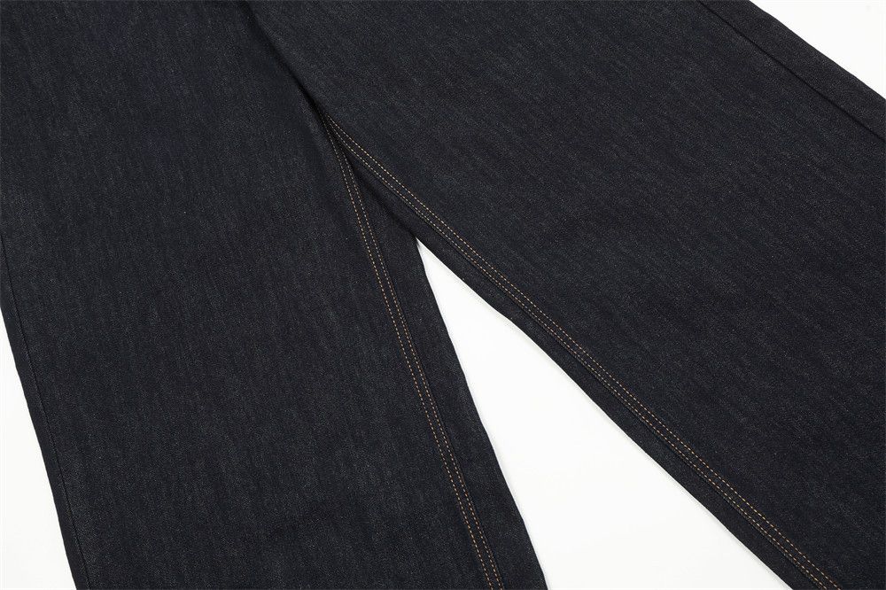 Jean High street men's cleanfit loose casual straight jeans Size US 34 / EU 50 - 4 Thumbnail