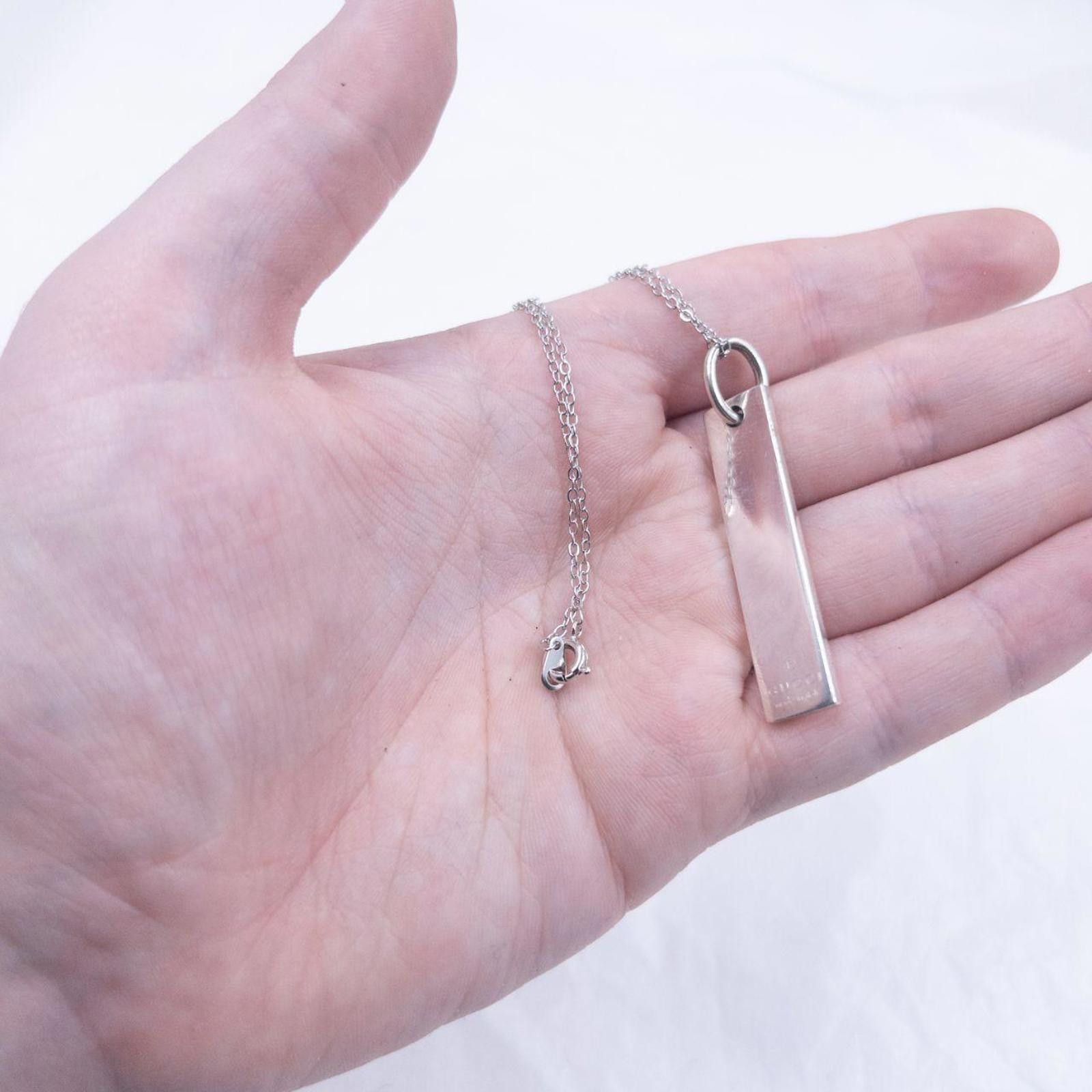 Gucci Vintage 2000s Gucci Silver Pendent Necklace Size ONE SIZE - 6 Thumbnail
