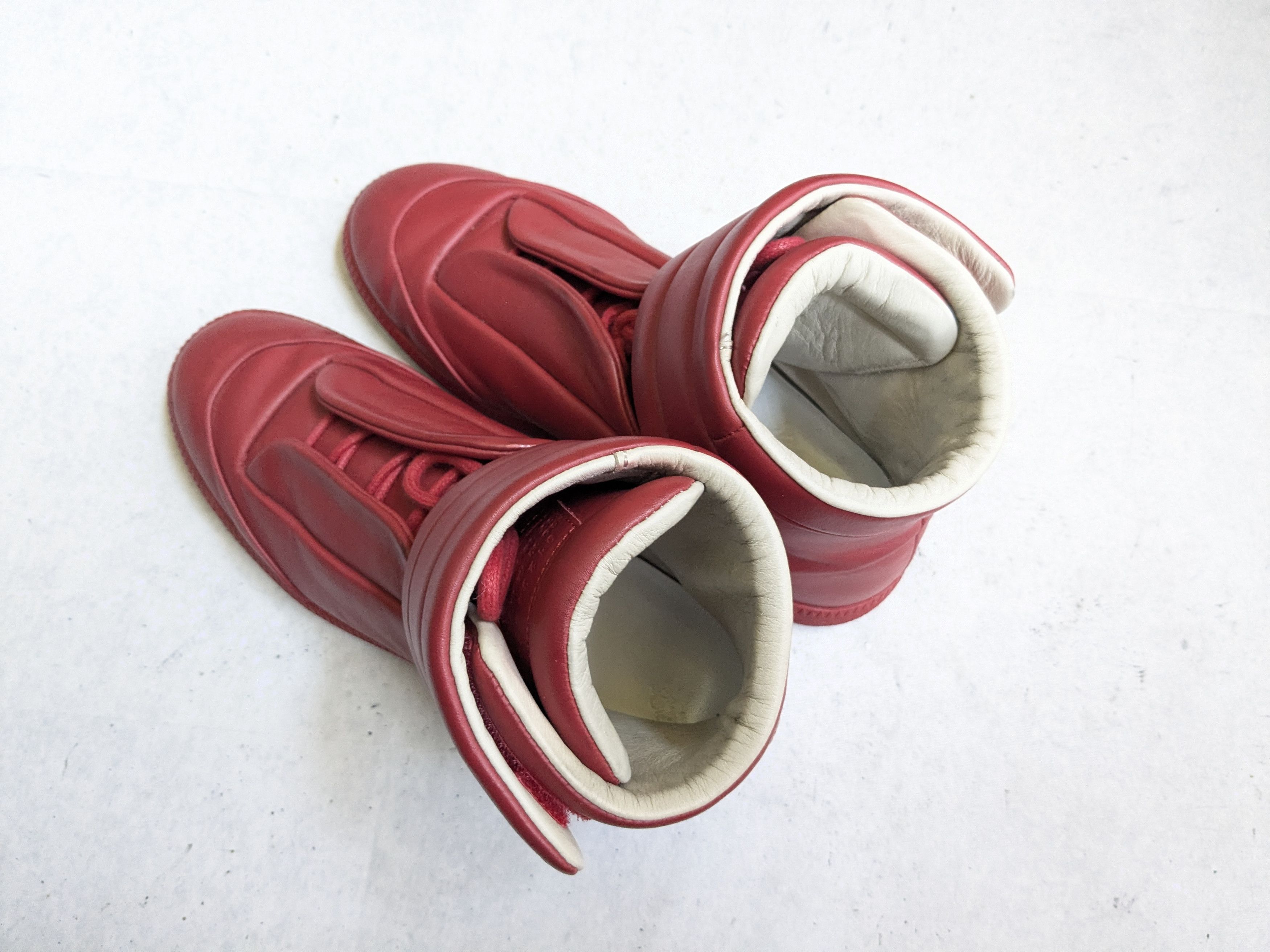 Maison Margiela Maison Margiela Future Red 6 39 High Tops Leather Size US 7 / EU 40 - 19 Thumbnail