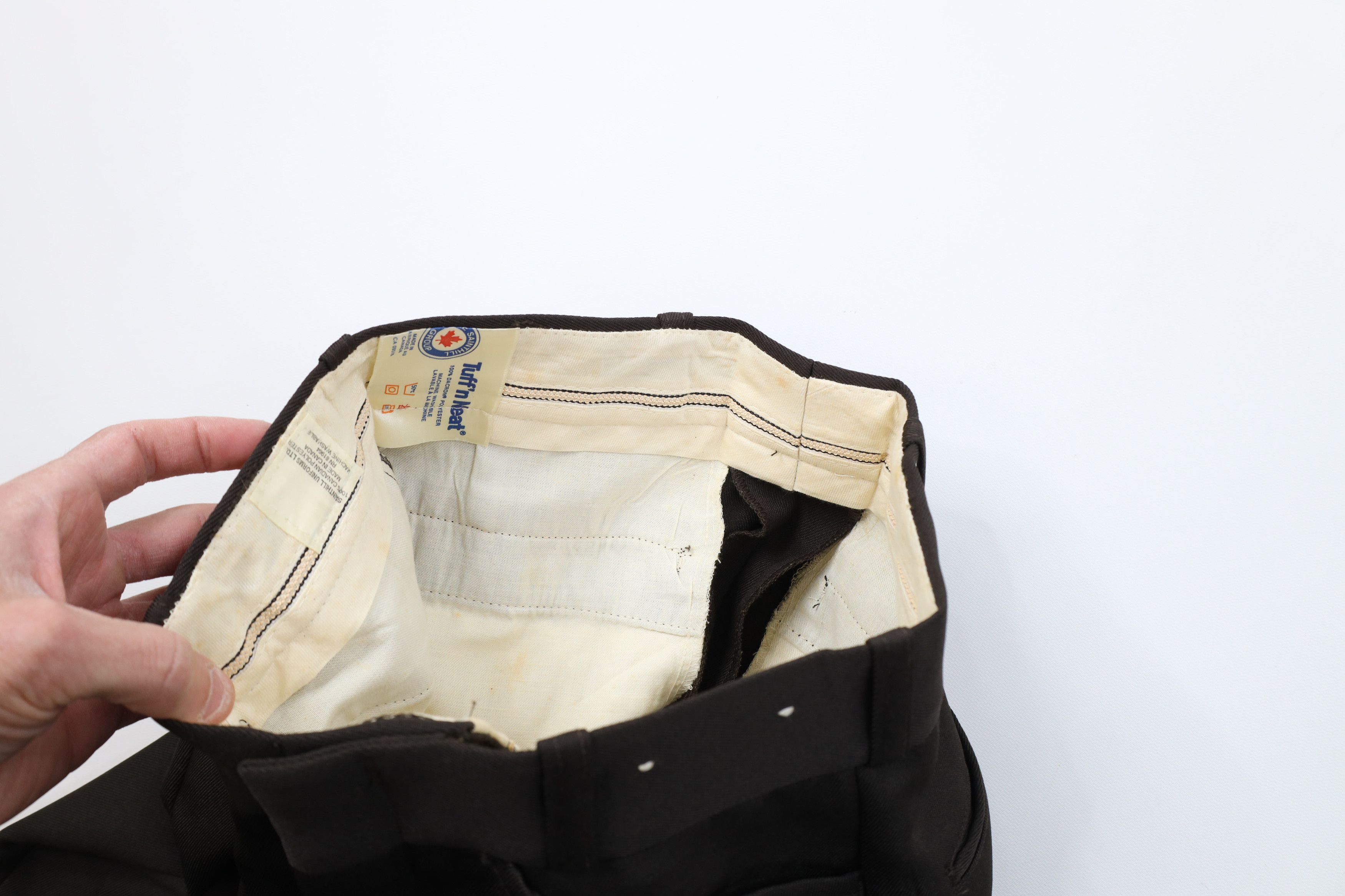 Vintage Vintage 70s Streetwear Flared Wide Leg Chino Pants Brown Size US 28 / EU 44 - 7 Thumbnail
