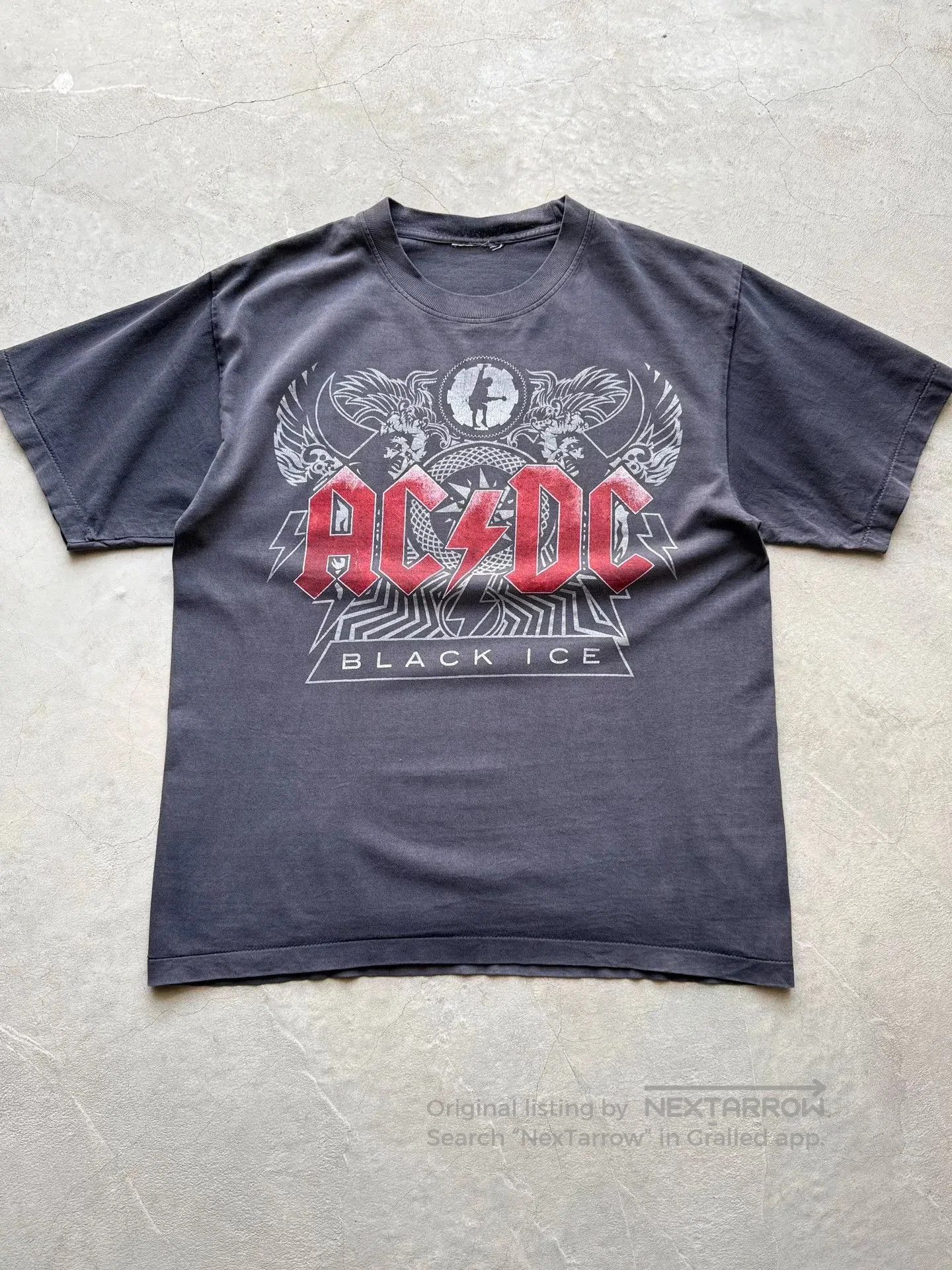 Vintage Vintage 90s AC/DC Black Ice Band Tee. Size US L / EU 52-54 / 3 - 1 Thumbnail