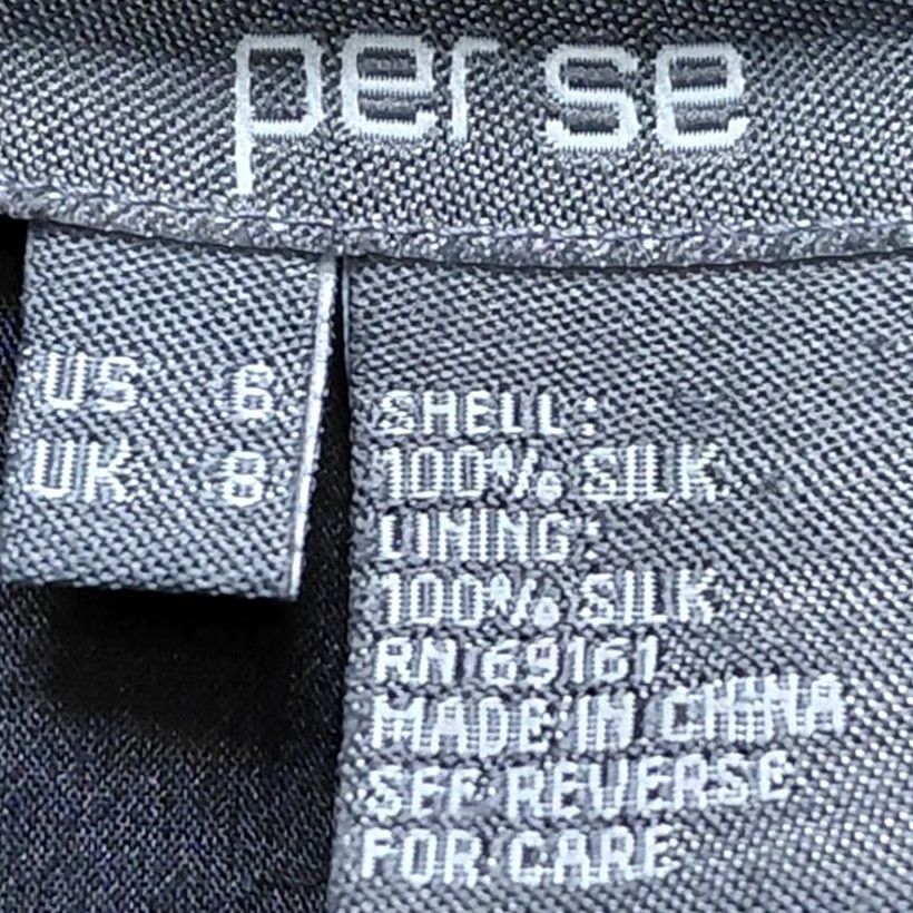 Vintage VINTAGE Per Se Metallic Silk Jacket Black Women Size 6 Size M / US 6-8 / IT 42-44 - 4 Thumbnail