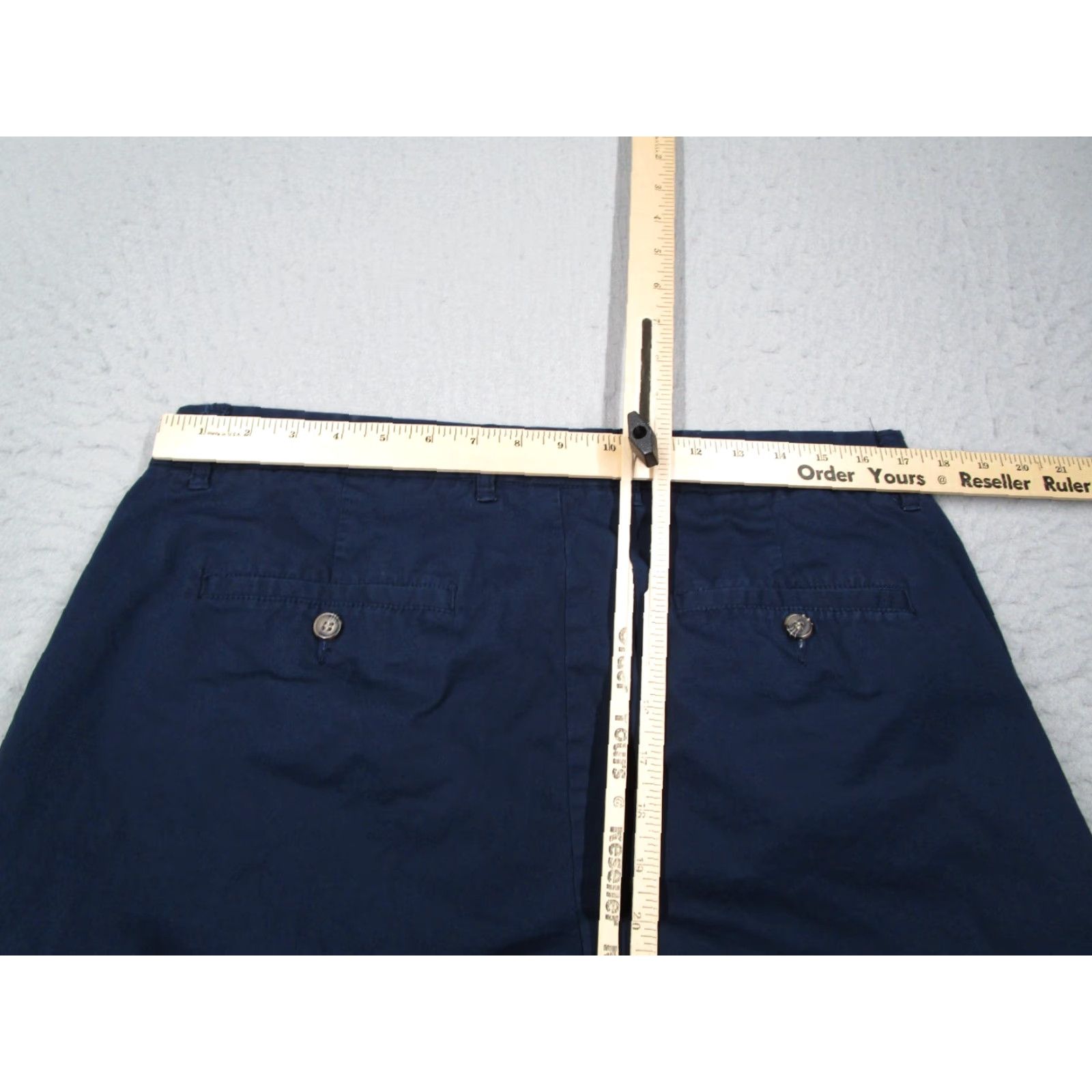 Vintage Peter Manning Pants Mens 35 Blue Standard Lightweight Stretch Chino Size US 35 - 6 Thumbnail