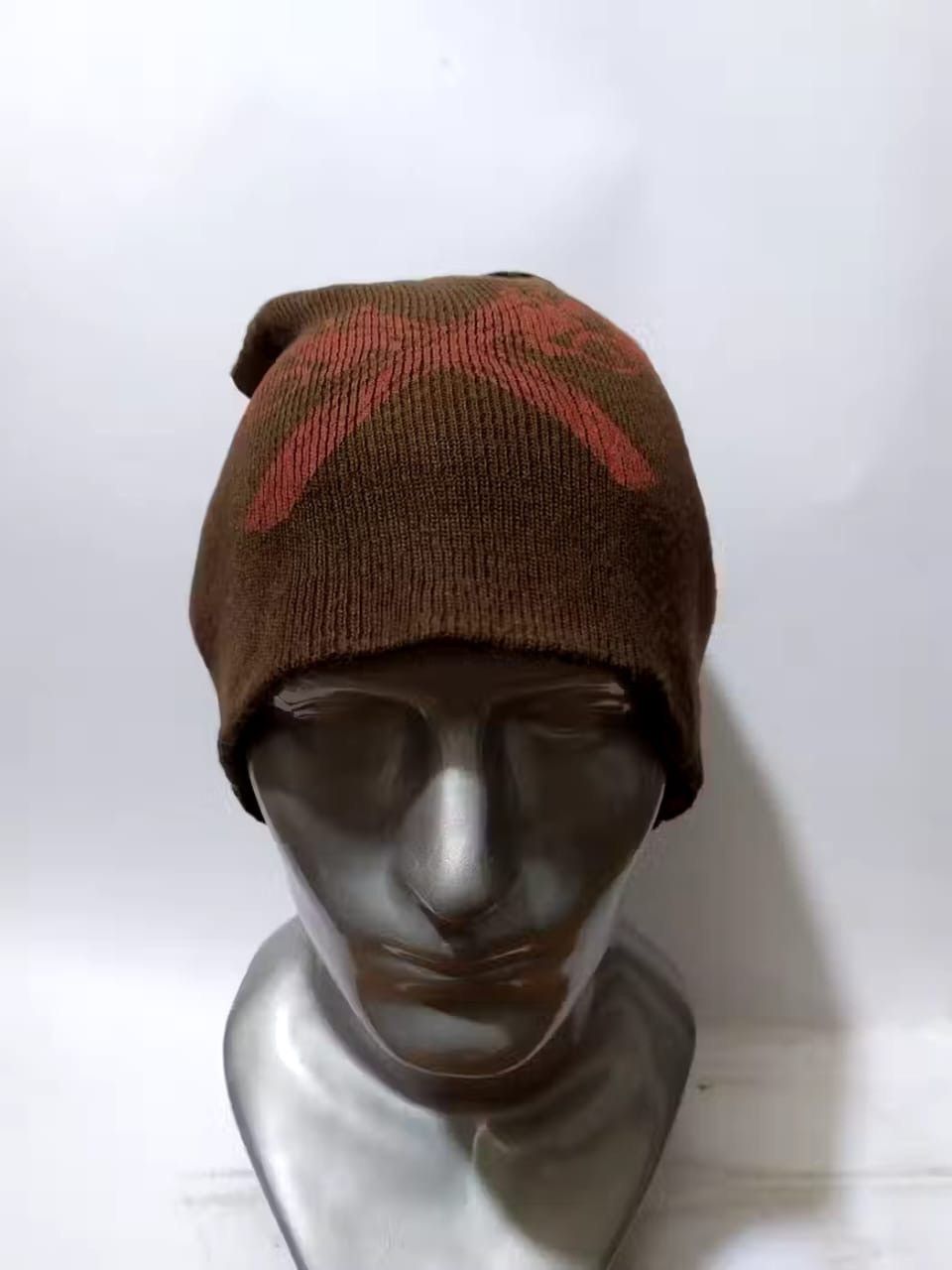 image of Big Gun Logo Beanie Big Size Hats in Brown, Men's