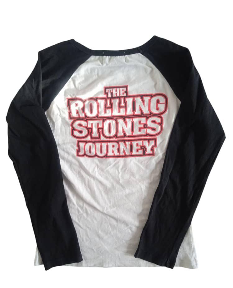 If Six Was Nine Vintage Rolling Stones Raglan Tee Brockum Tag 90s Tour Shirt Size S / US 4 / IT 40 - 2 Thumbnail
