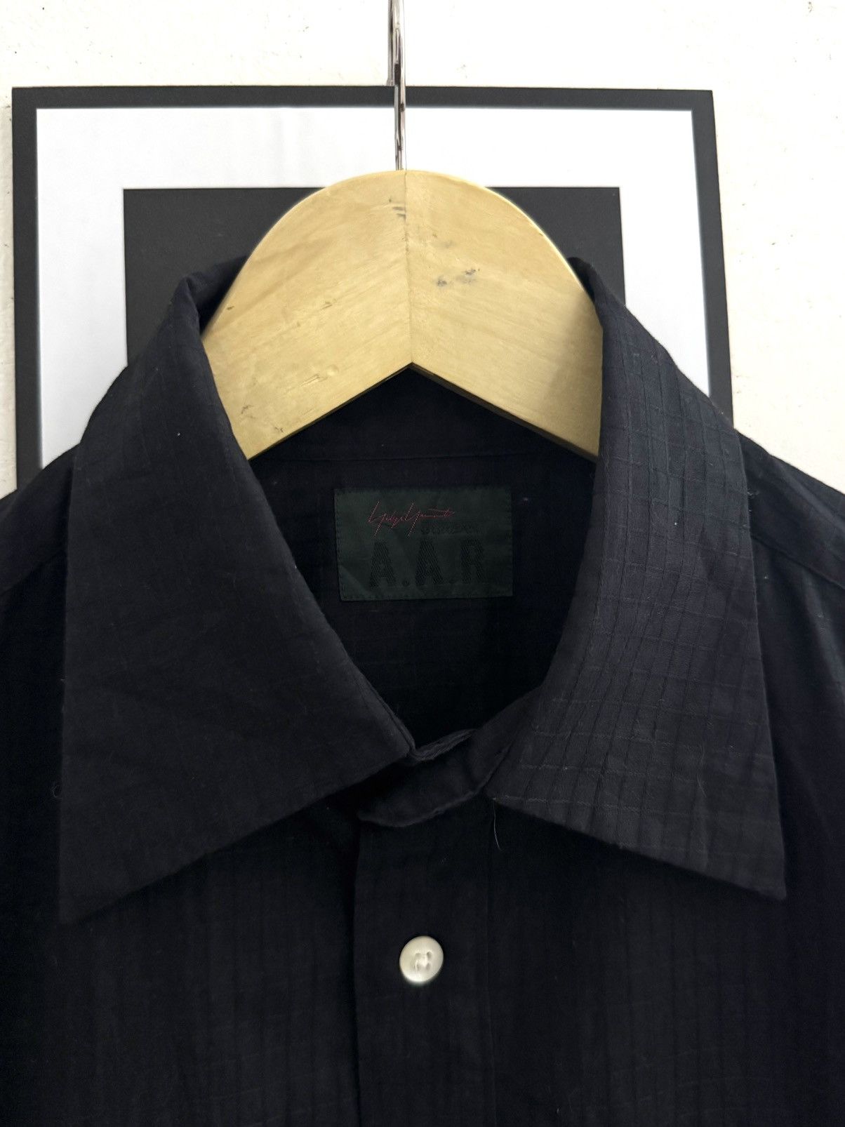 Yohji Yamamoto Vintage Yohji Yamamoto Durban A.A.R Black Shirt Size US M / EU 48-50 / 2 - 3 Thumbnail