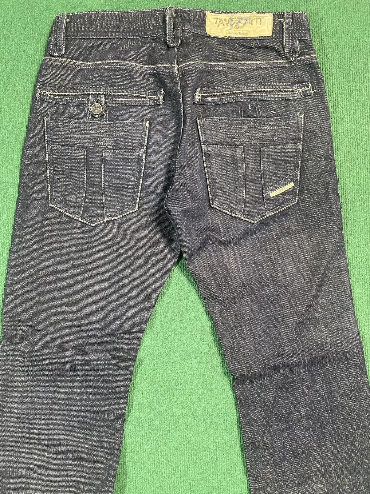 If Six Was Nine Jimmy Taverniti Flair Wide Leg Jeans Size US 32 / EU 48 - 5 Thumbnail