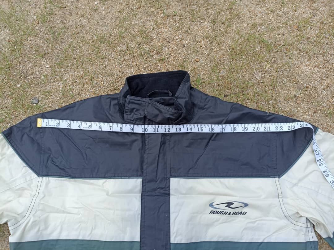 Japanese Brand ROUGH & ROAD Rain Jacket Size US XL / EU 56 / 4 - 16 Thumbnail