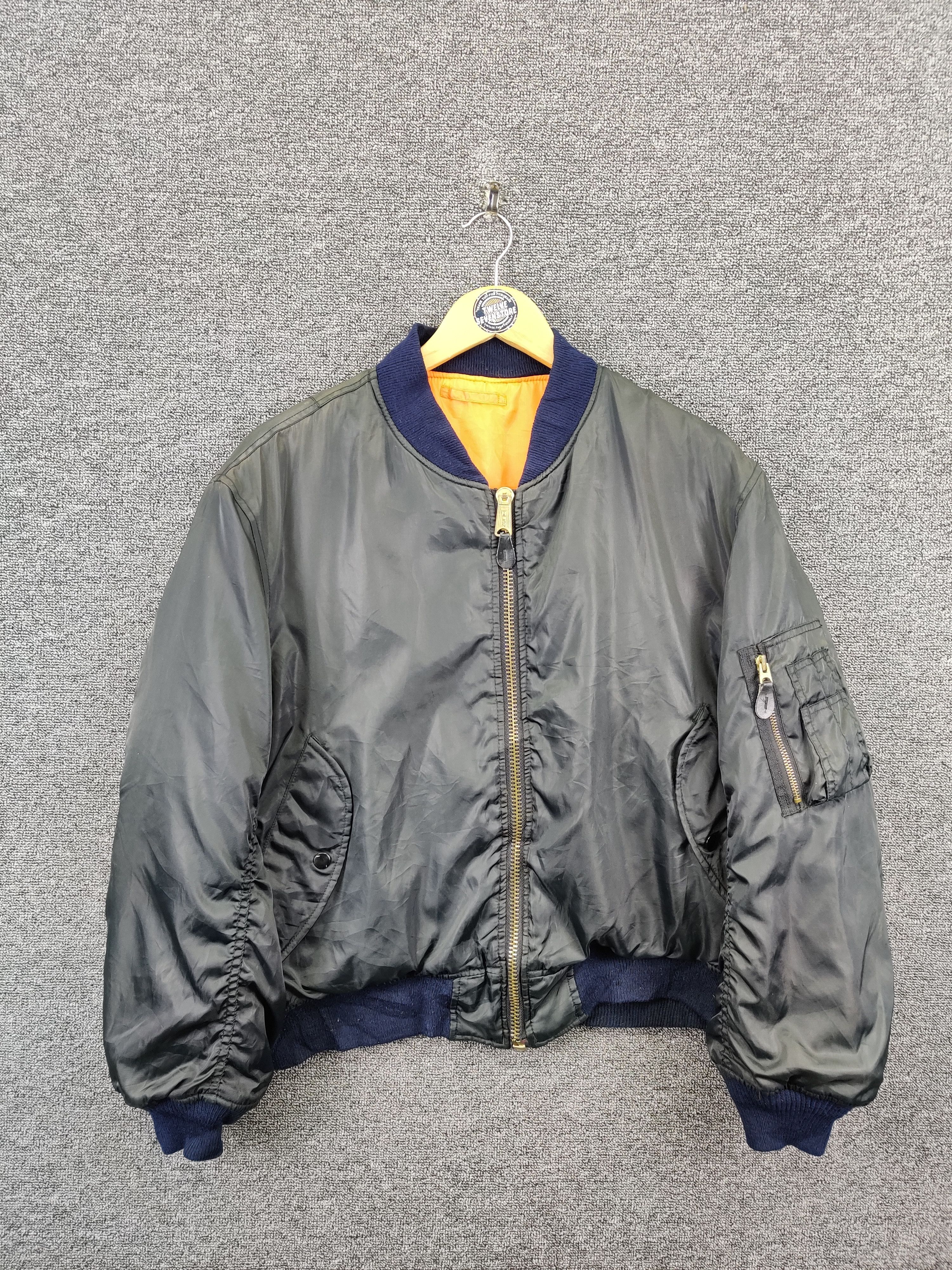 Vintage Vintage MA-1 Intermediate Flight Bomber Jacket Size US L / EU 52-54 / 3 - 1 Thumbnail