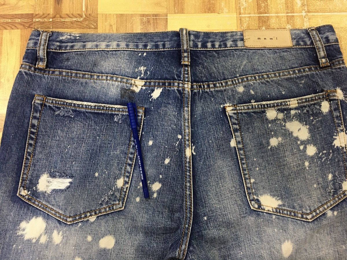 Japanese Brand × MNML SLIM MNML DISTRESSED JEANS Size US 38 / EU 54 - 8 Thumbnail
