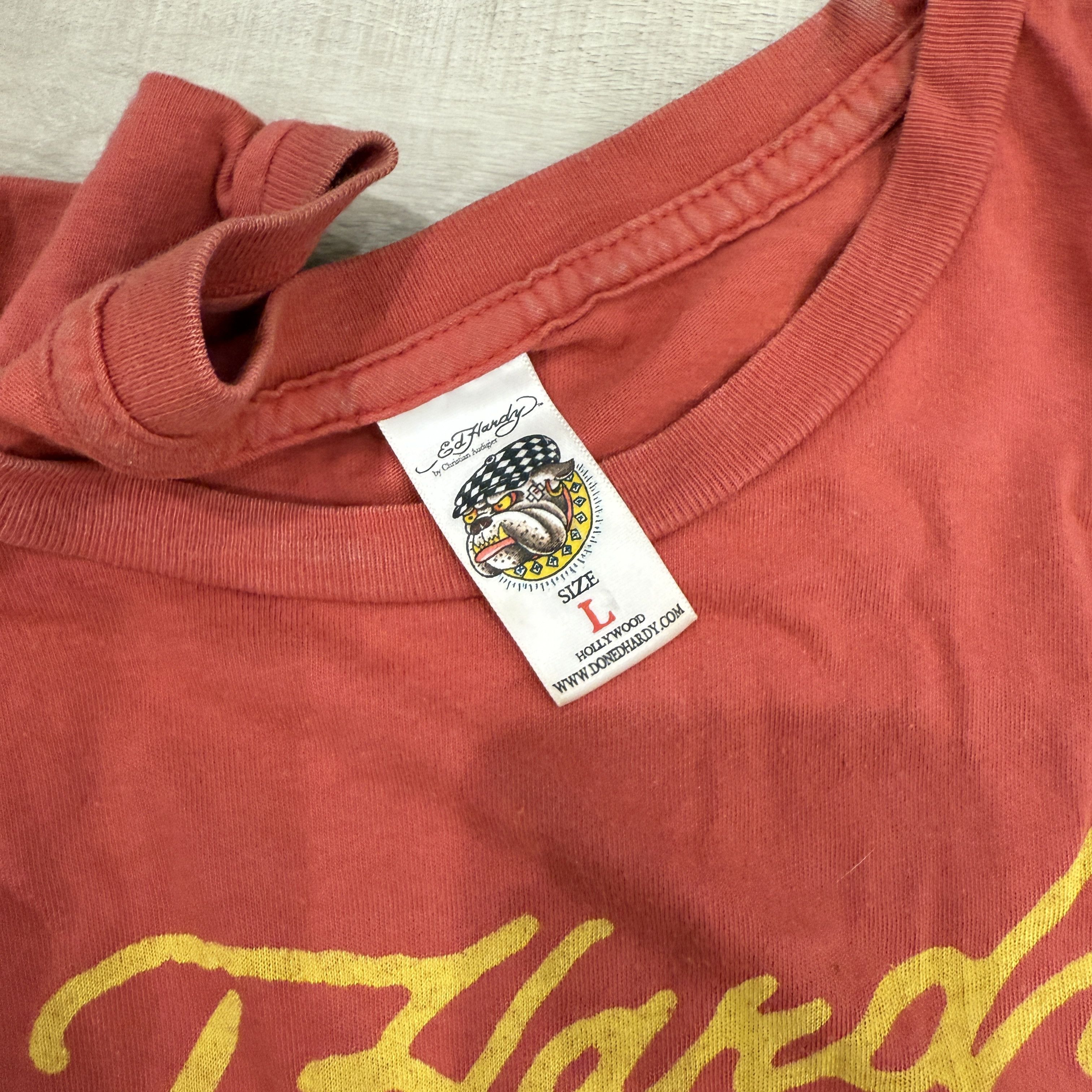 Ed Hardy Ed Hardy Skull Cowboy Graphic Tee Size US L / EU 52-54 / 3 - 6 Thumbnail