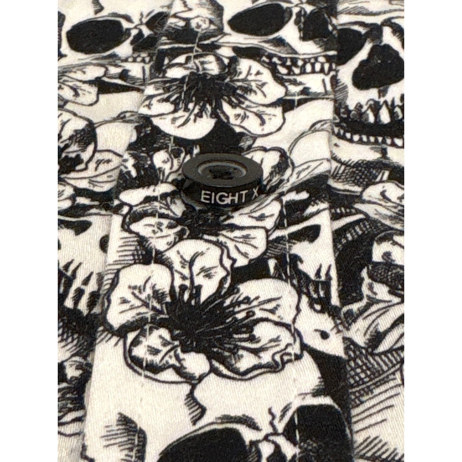 Eight X Hawaiian Skulls slim Button Down AOP Shirt Eight-X 2XL Size US XL / EU 56 / 4 - 4 Thumbnail