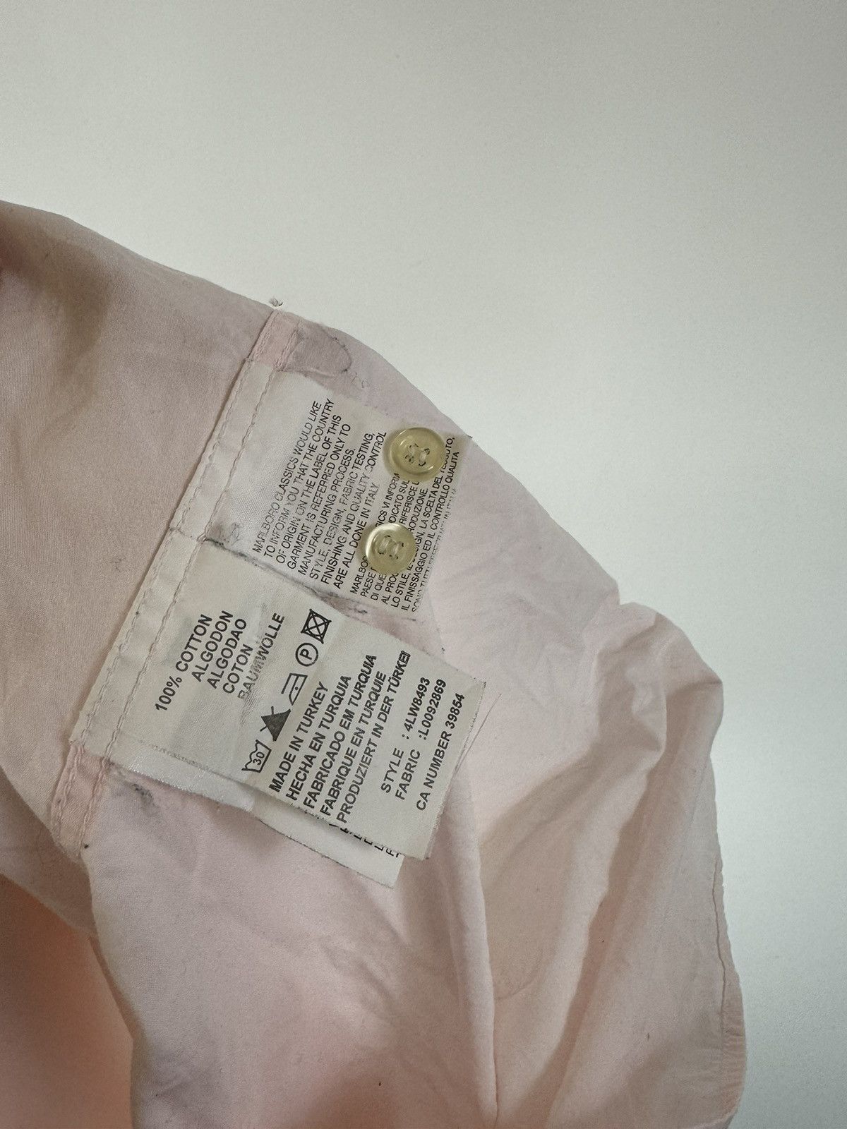 Marlboro Classics × Vintage Vintage Marlboro Classics Pink Long Sleeve Shirt Size US L / EU 52-54 / 3 - 4 Thumbnail