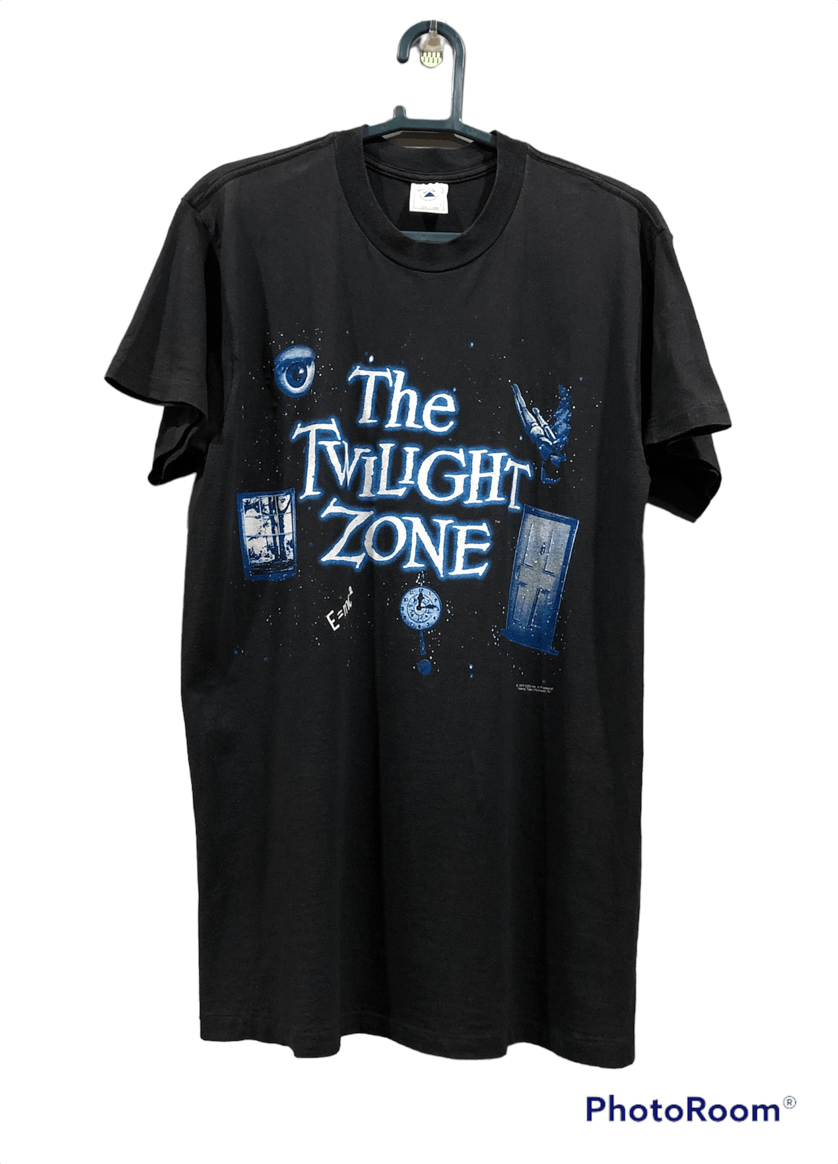 image of Made In USA x Movie Vintage 90's 1993 The Twilight Zone Movie Ty Series Tshirt in Black (Size Mediu