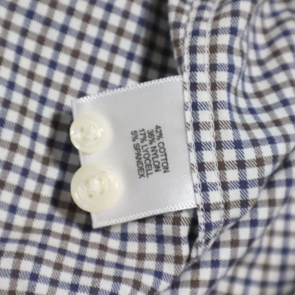 Peter Millar Peter Millar Selby Sport Stretch Gingham Button Down Shirt Navy Men's L Size US L / EU 52-54 / 3 - 6 Thumbnail