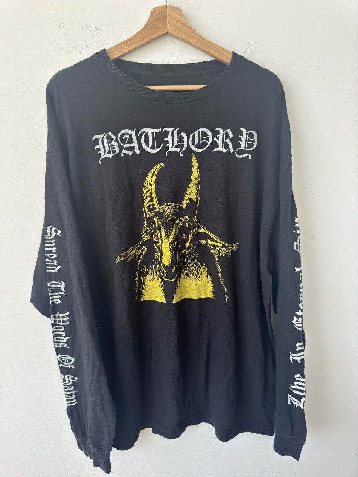Band Tees × Vintage OG Bathory Long Sleeve Tee Size US XL / EU 56 / 4 - 1 Thumbnail