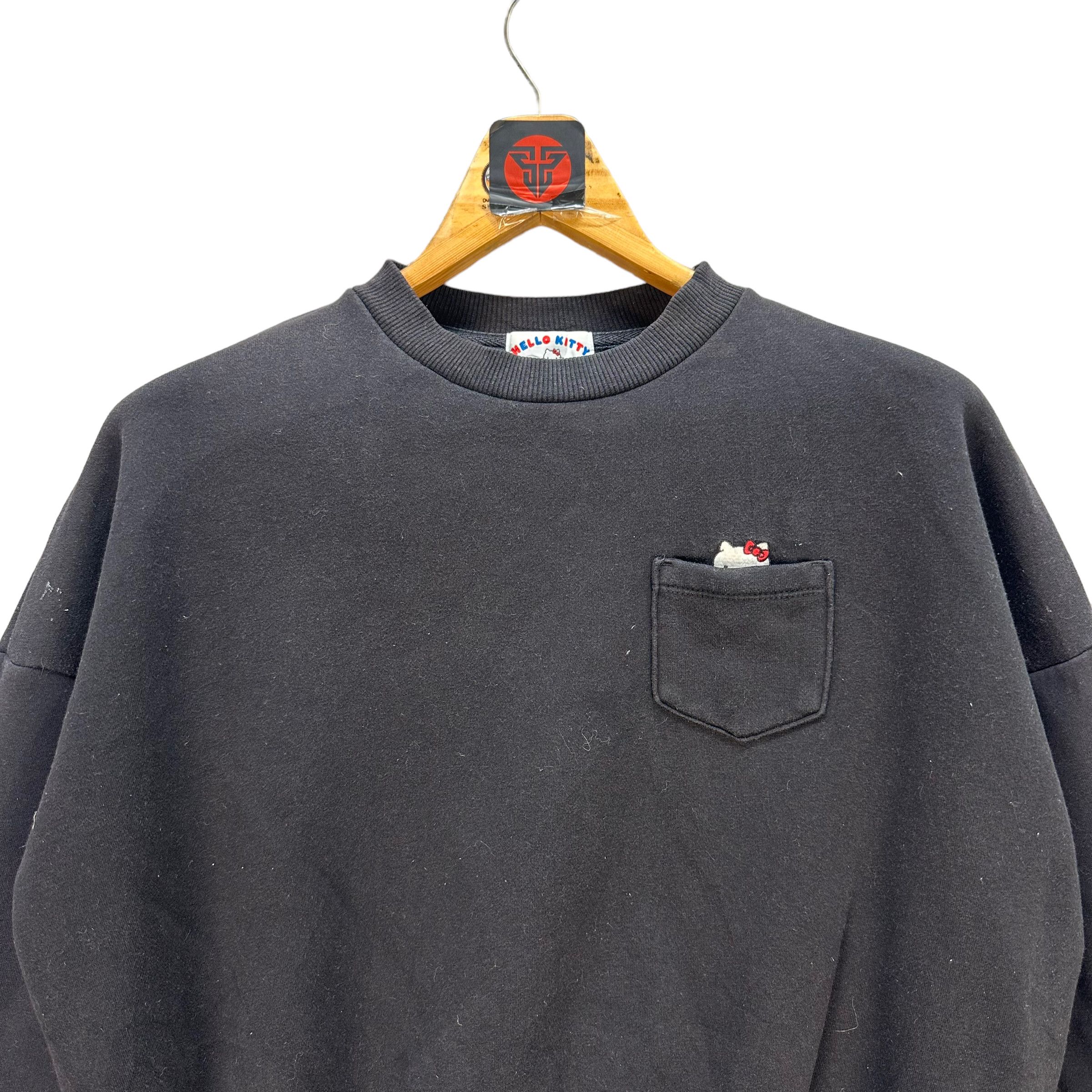 Anime HELLO KITTY SINGLE POCKET SWEATSHIRTS #7505-149 Size S / US 4 / IT 40 - 2 Thumbnail