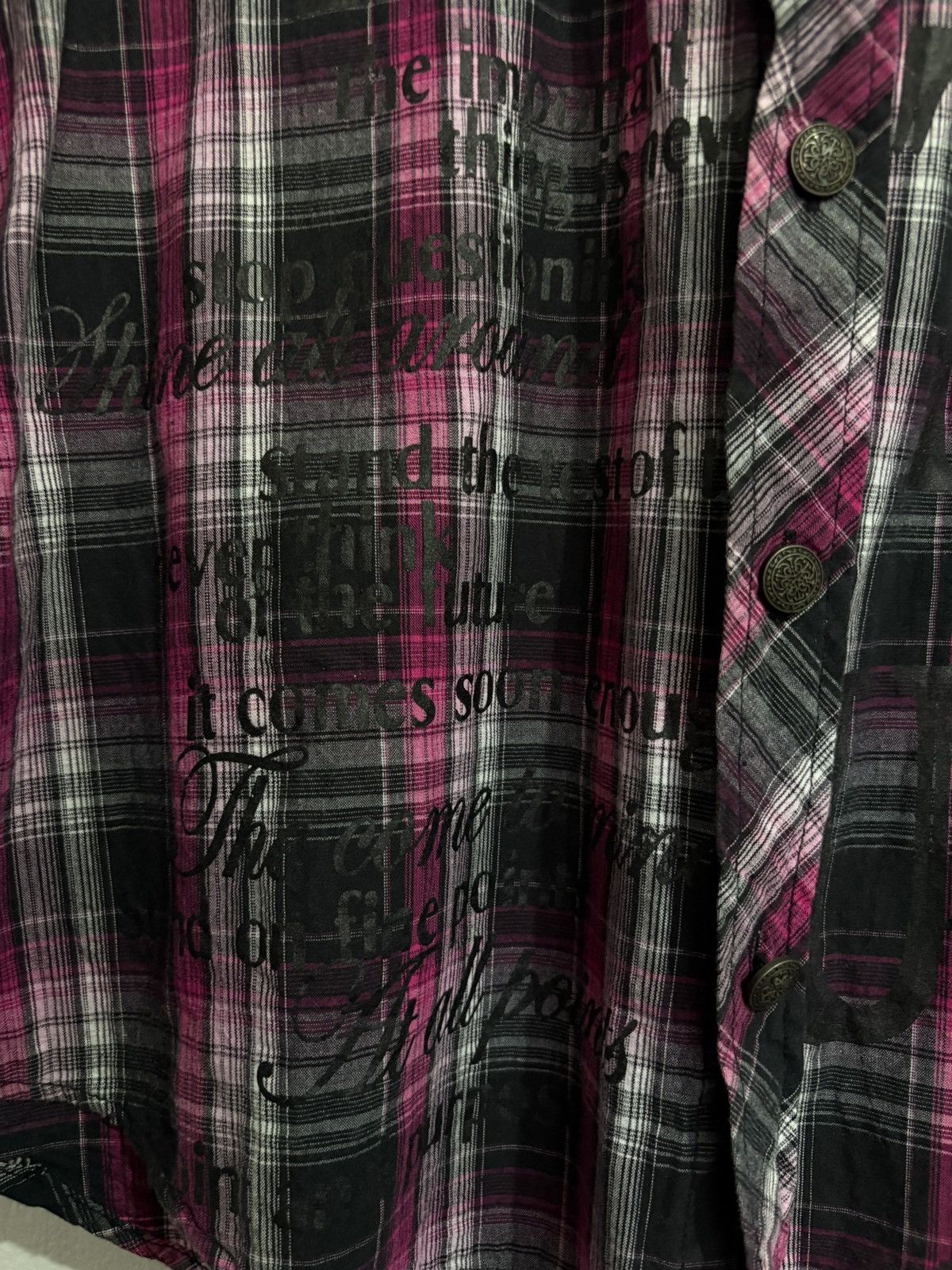 semanticdesign semanticdesign Patch Print Vkei gyaru Grunge Shirt Size US M / EU 48-50 / 2 - 8 Thumbnail