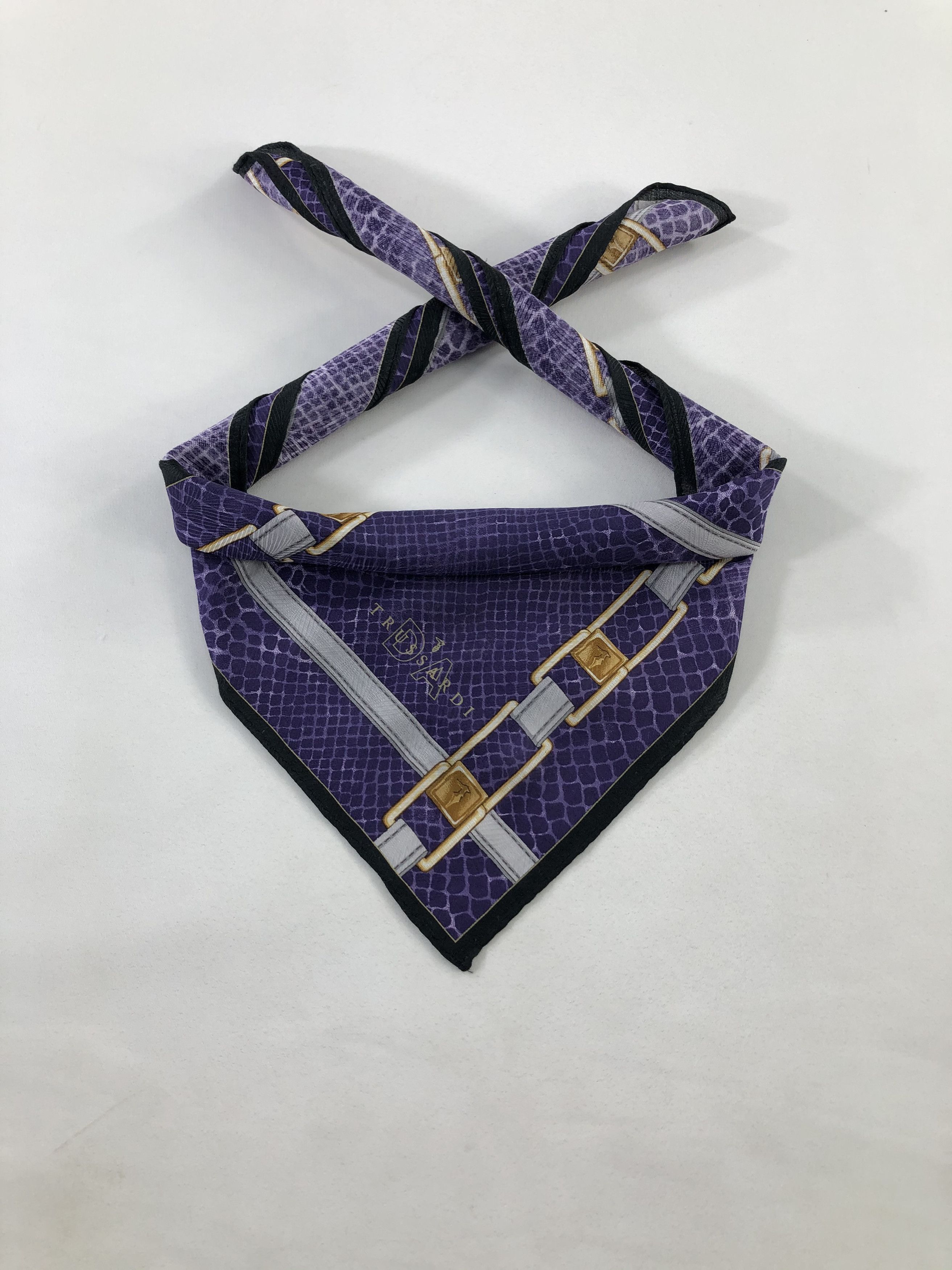 Trussardi × Vintage Trussardi Handkerchief / Bandana / Neckerchief Size ONE SIZE - 2 Thumbnail