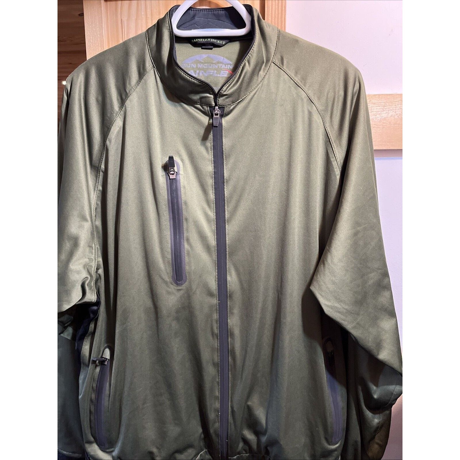 Other Sun Mountain Rainflex Mens Full Zip Golf Jacket Medium Green Size US M / EU 48-50 / 2 - 2 Thumbnail