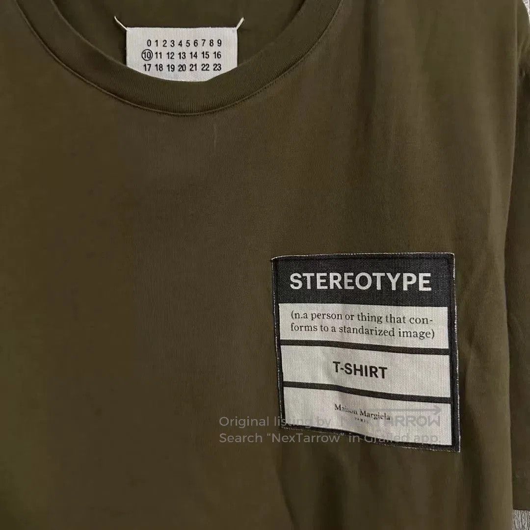 Maison Margiela Maison Margiela Green Short Sleeve T-Shirt. Size US L / EU 52-54 / 3 - 2 Thumbnail