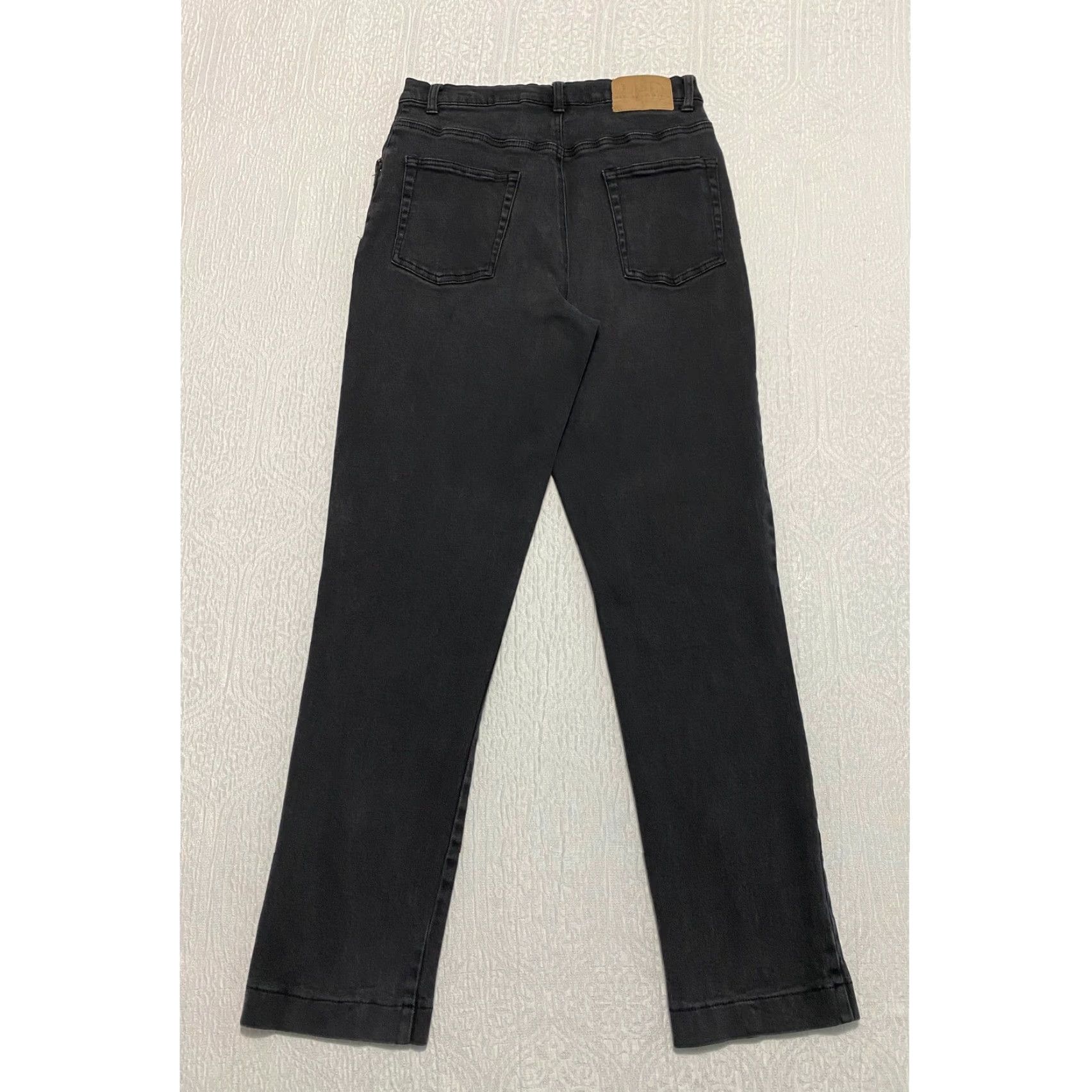 Vintage VINTAGE Paul Harris Denim PHD Straight Jeans Womens 12 Black Charcoal Wash Mid Rise Stretch 5-Pocket Mens? Size 34" / US 12 / IT 48 - 2 Thumbnail