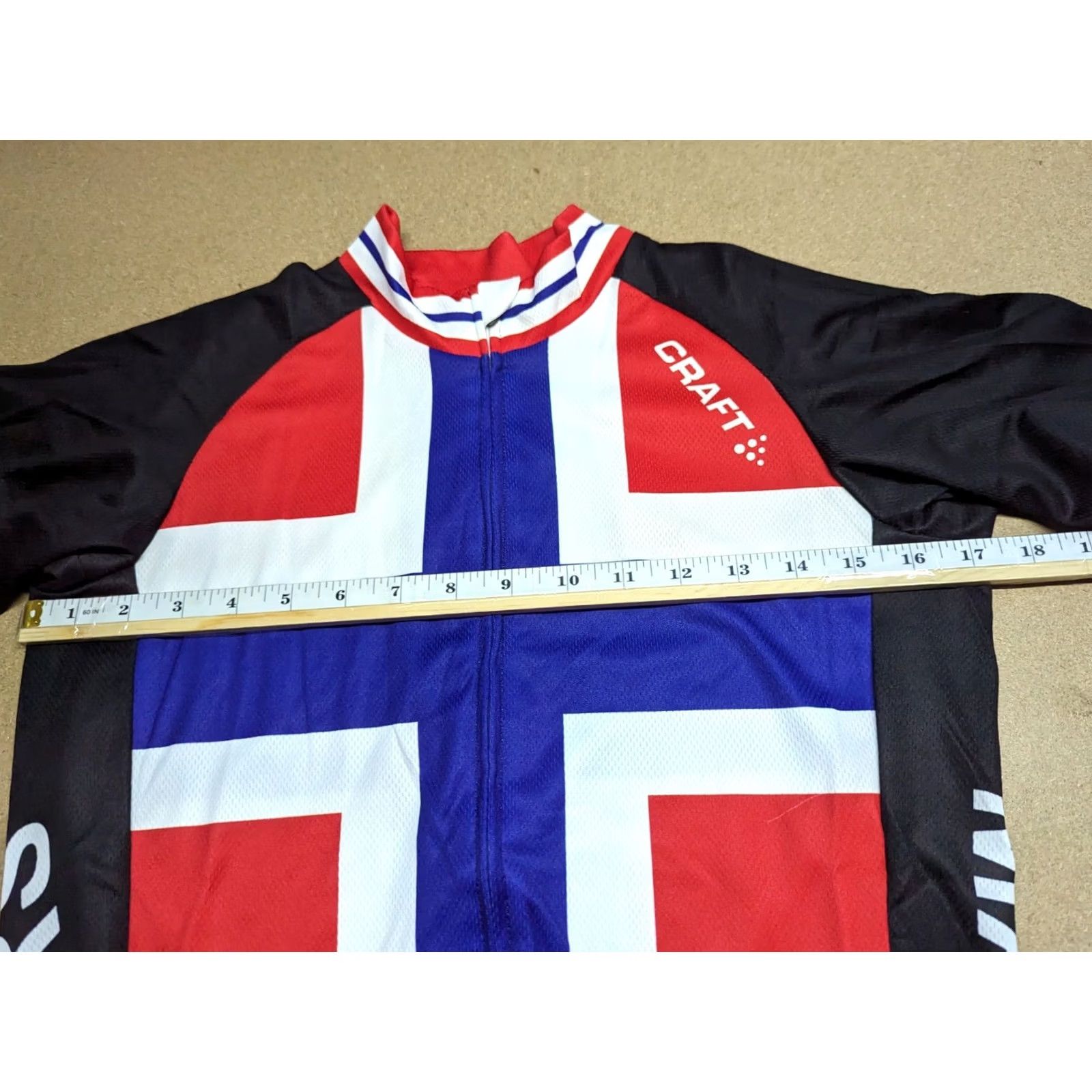 Vintage CRAFT Norway Cycling Federation Jersey Mens S Norge Short Sleeve Masters N.C.F Size US S / EU 44-46 / 1 - 5 Thumbnail