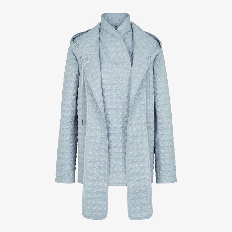 Fendi o1s1wg110226 Jacket in Sky Blue Size L / US 10 / IT 46 - 1 Thumbnail