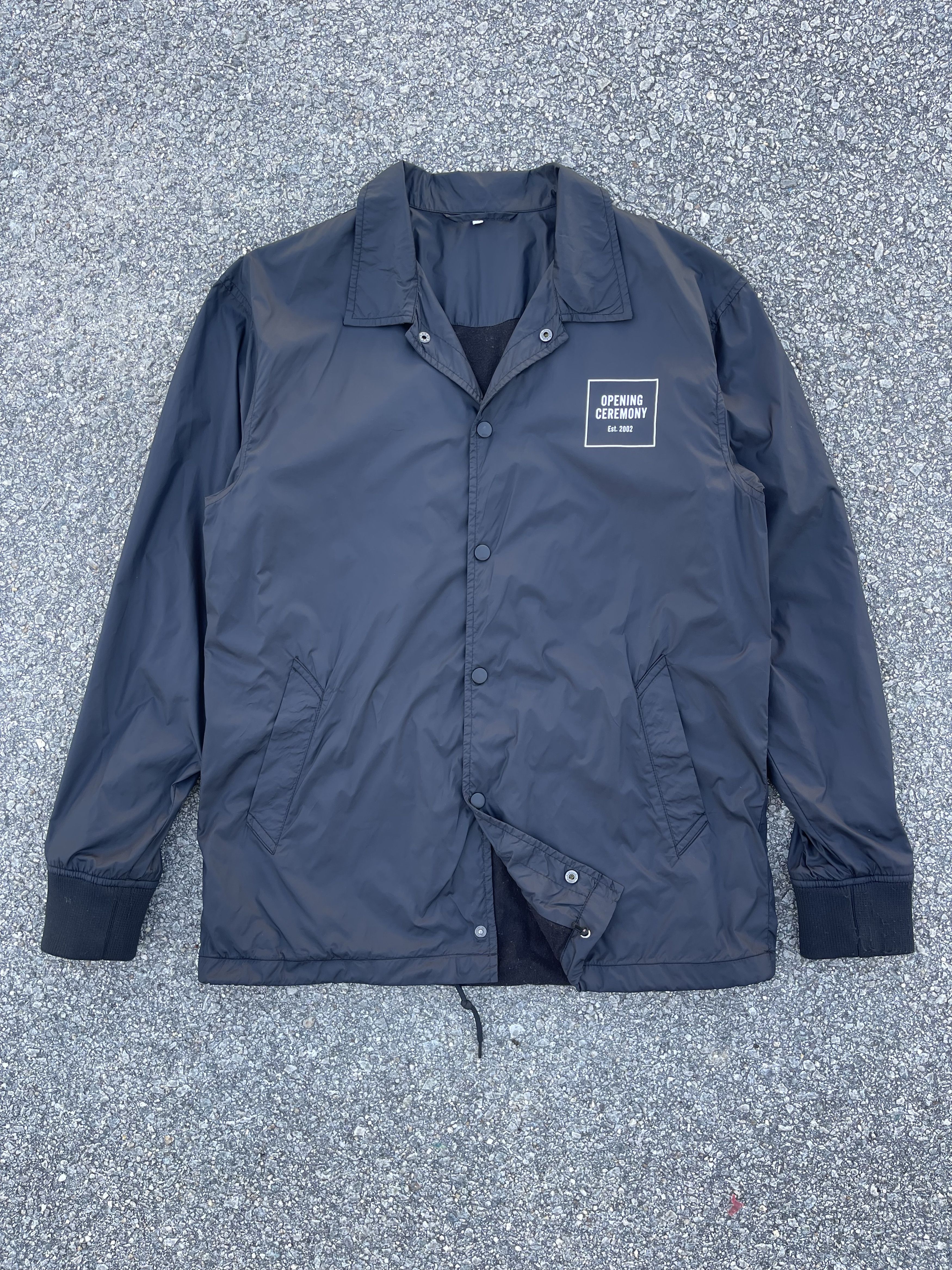 Light Black Coach Jacket
