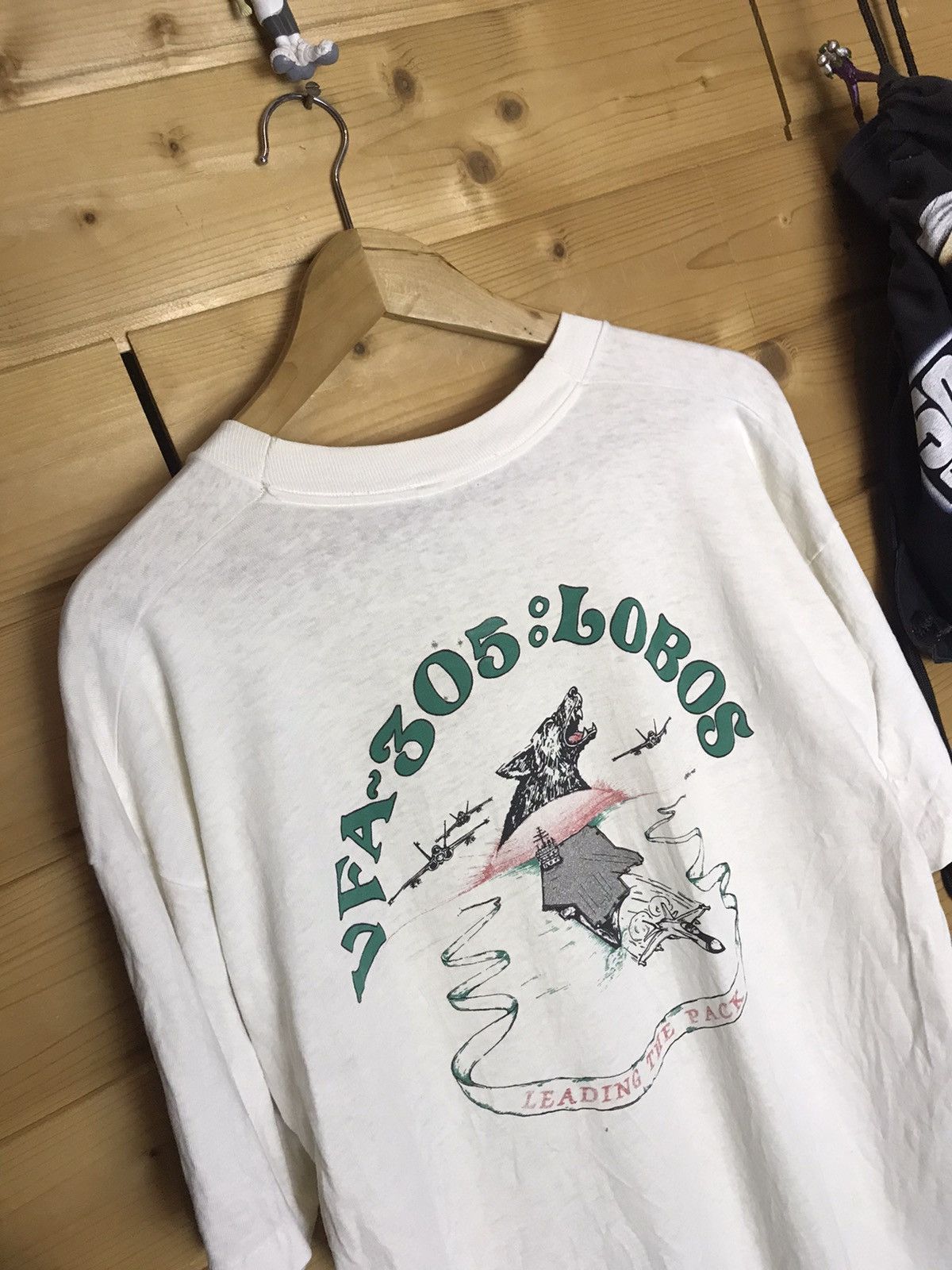 Vintage Vintage VFA 305 Lobos single stitch t-shirt Size US XL / EU 56 / 4 - 1 Thumbnail