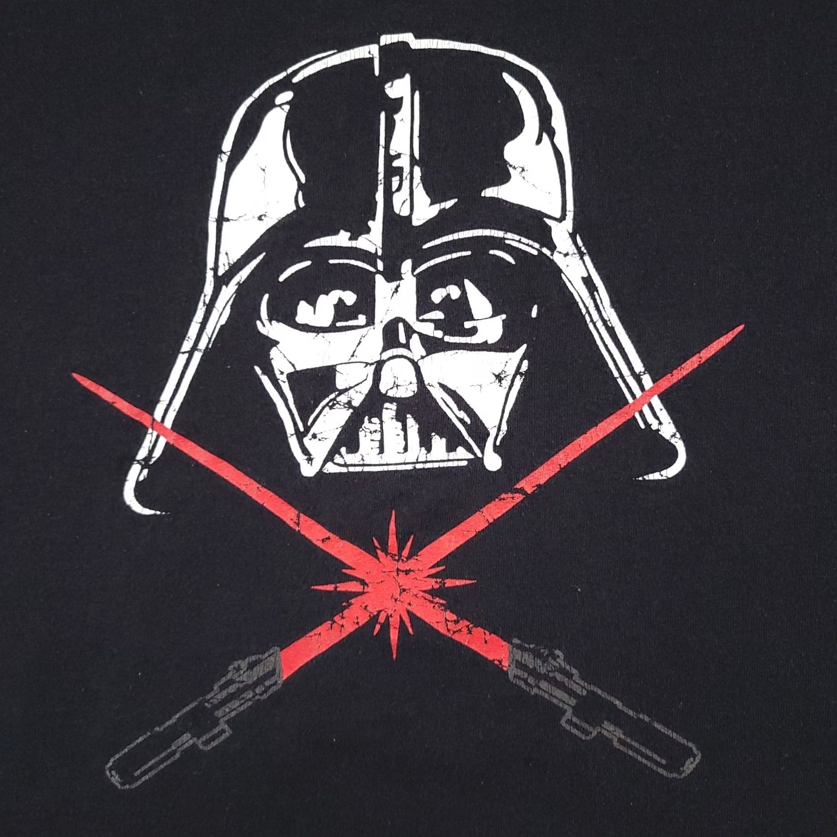 Star Wars VINTAGE Star Wars Shirt Mens XL Black Darth Vader Light Sabers Short Sleeve Size US XL / EU 56 / 4 - 4 Thumbnail