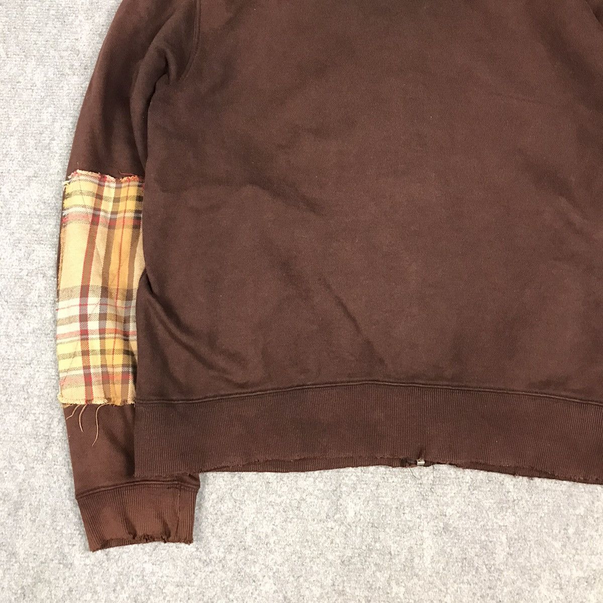 Designer × Japanese Brand × Tornado Mart KITTLT PATCHWORK STYLE FUR HOODIES RARE JACKET Size US M / EU 48-50 / 2 - 13 Thumbnail
