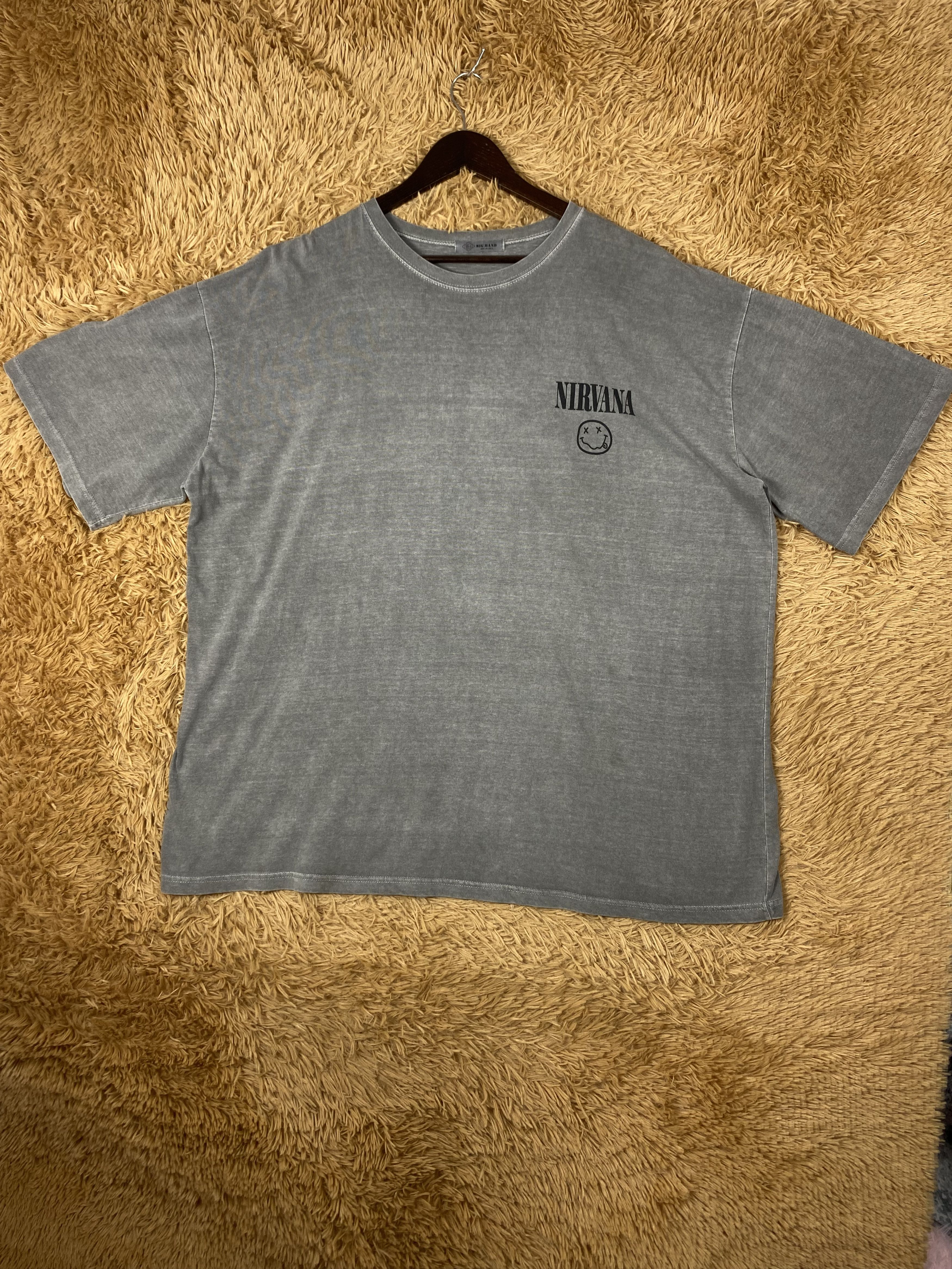 Nirvana Vintage Nirvana Shorts Sleeve T-Shirts PT0103 Size US XL / EU 56 / 4 - 2 Thumbnail