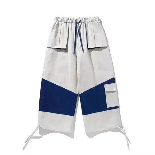 Other 20SS Simple Blue Japan White Patchwork Worker Pants Size US 32 / EU 48 - 1 Thumbnail