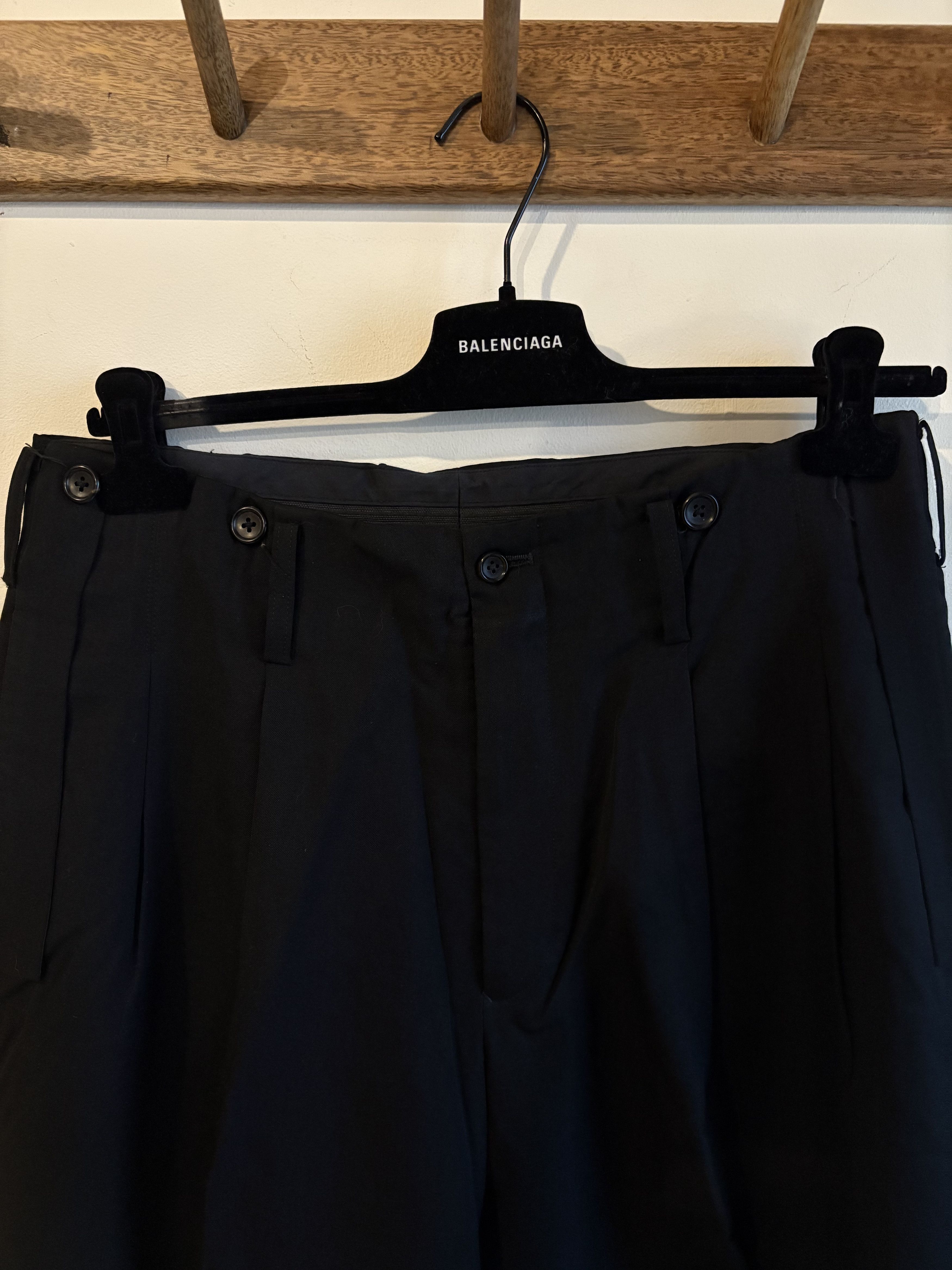 Yohji Yamamoto Yohji Yamamoto Pour Homme Tuck Pants Size 40R - 2 Thumbnail