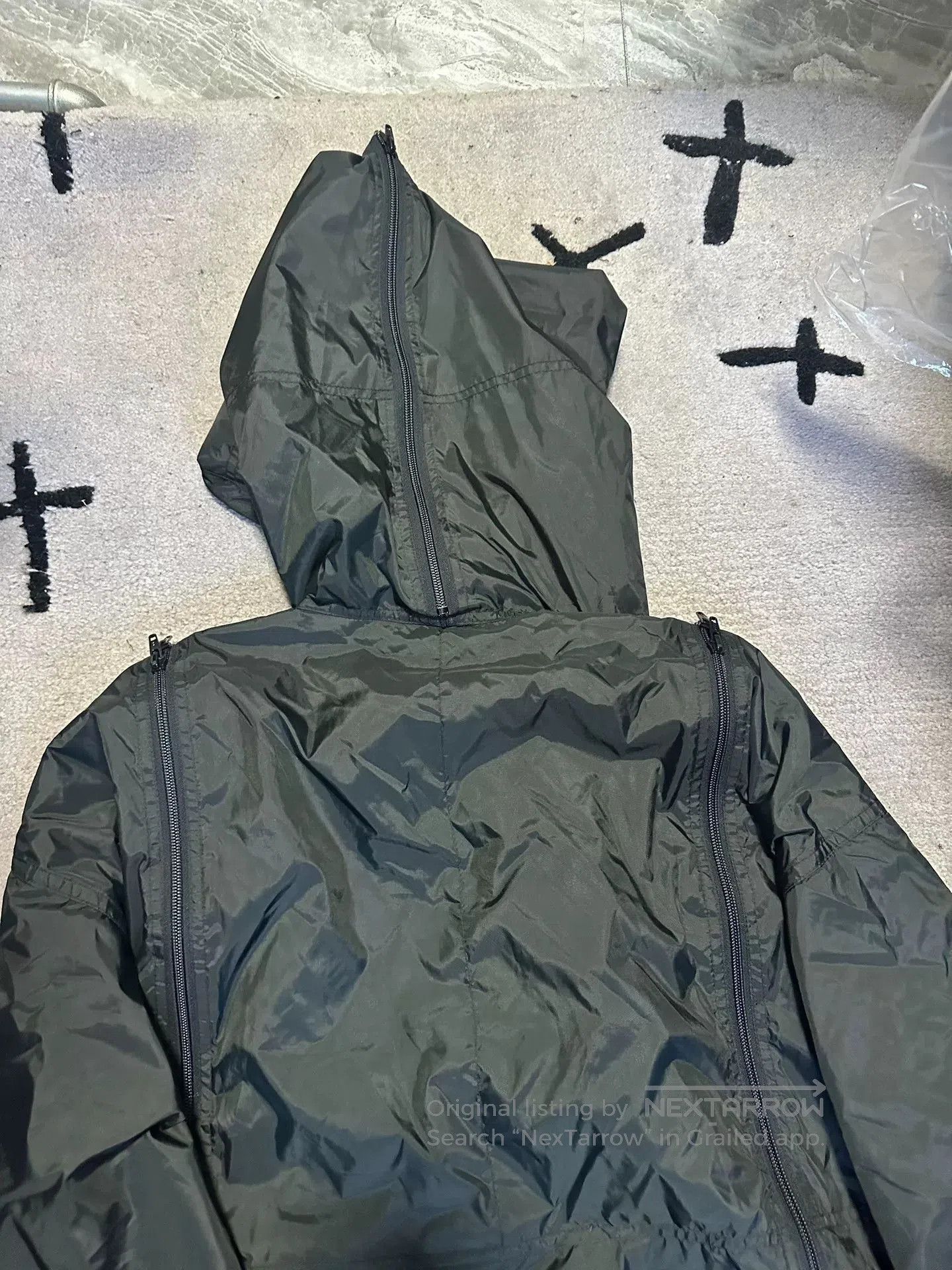 Comme des Garcons 1990s Final Home Survival Jacket with Hood. Size US L / EU 52-54 / 3 - 6 Thumbnail