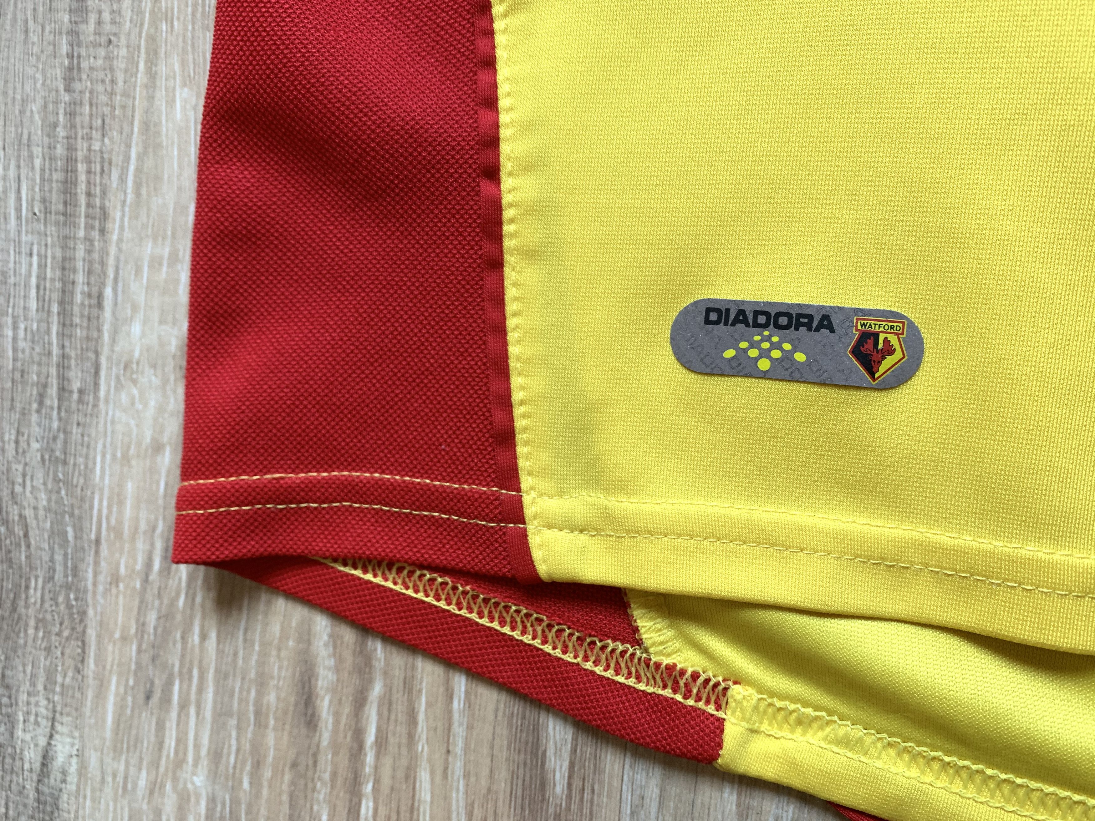 Diadora × Vintage Vintage Watford Diadora Football Jersey 2006-2007 Size US S / EU 44-46 / 1 - 5 Thumbnail