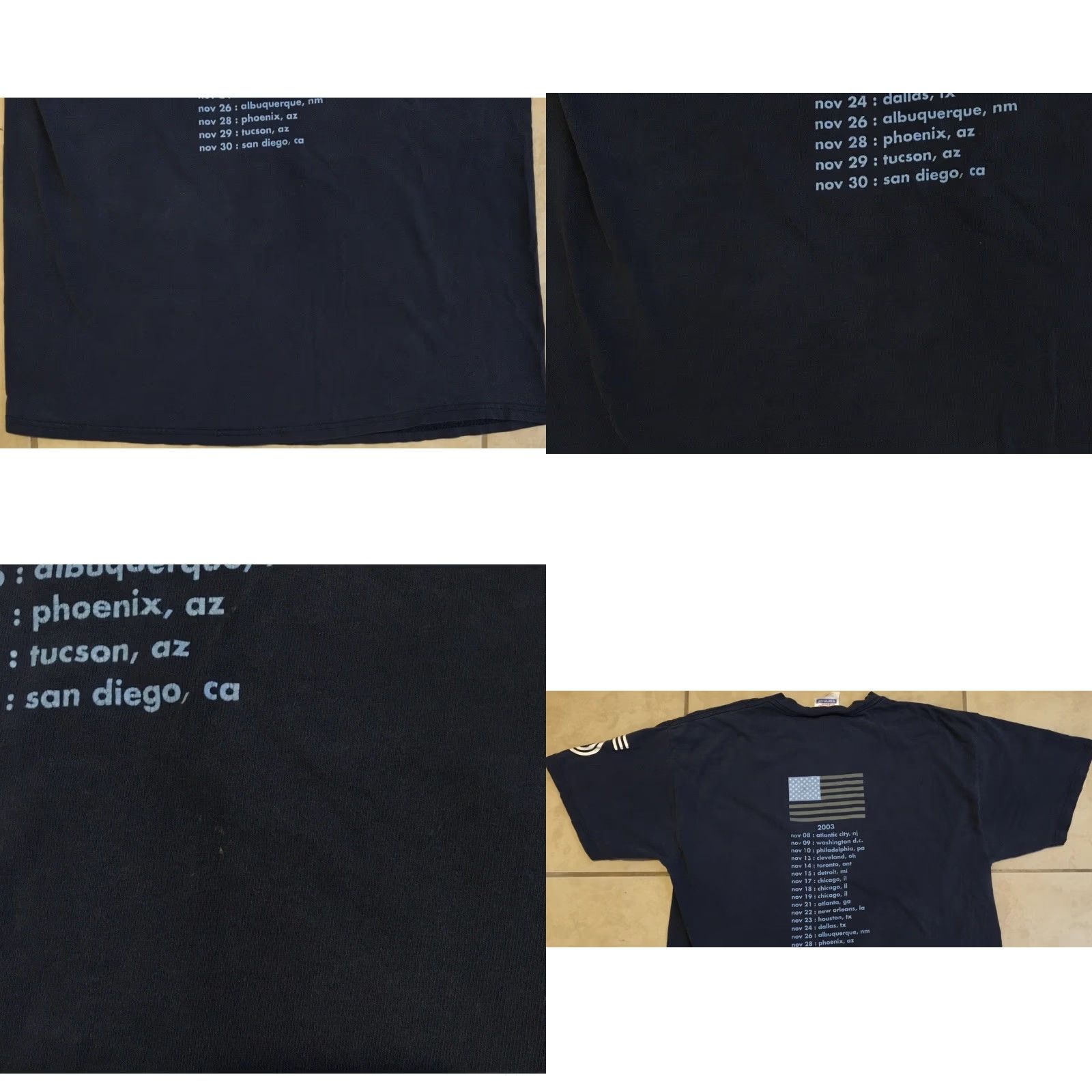 Vintage VINTAGE 2003 Duran Duran Faded Tour Shirt L Concert New Order Depeche Mode Band Y2K Size US L / EU 52-54 / 3 - 9 Thumbnail