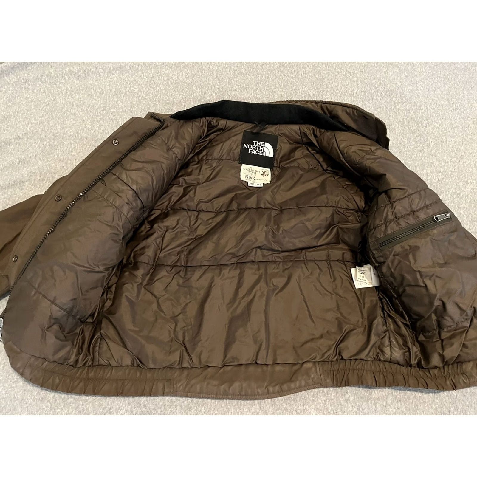 The North Face VINTAGE The North Face Jacket Brown Womens Large Parka Coat USA Nylon Fish & Wildlife Service Made in USA Size L / US 10 / IT 46 - 2 Thumbnail