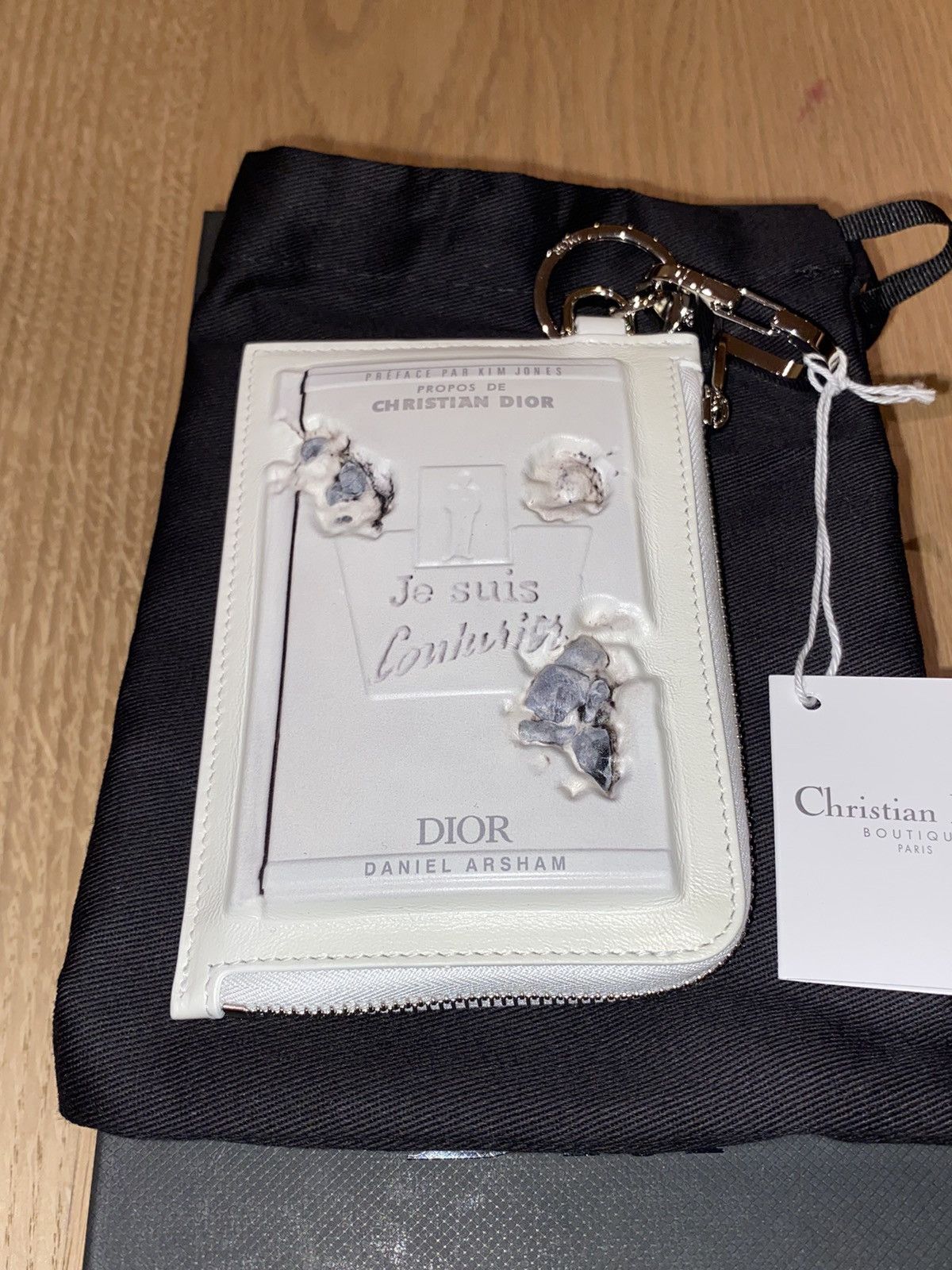 Daniel Arsham × Dior Dior x Daniel Arsham Leather Zipped Compact Wallet Size ONE SIZE - 2 Thumbnail