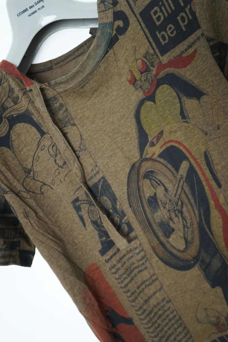 Yohji Yamamoto Yohji Yamamoto Yohji Yamamoto Comic Print Short Sleeve T-S Size US M / EU 48-50 / 2 - 6 Thumbnail