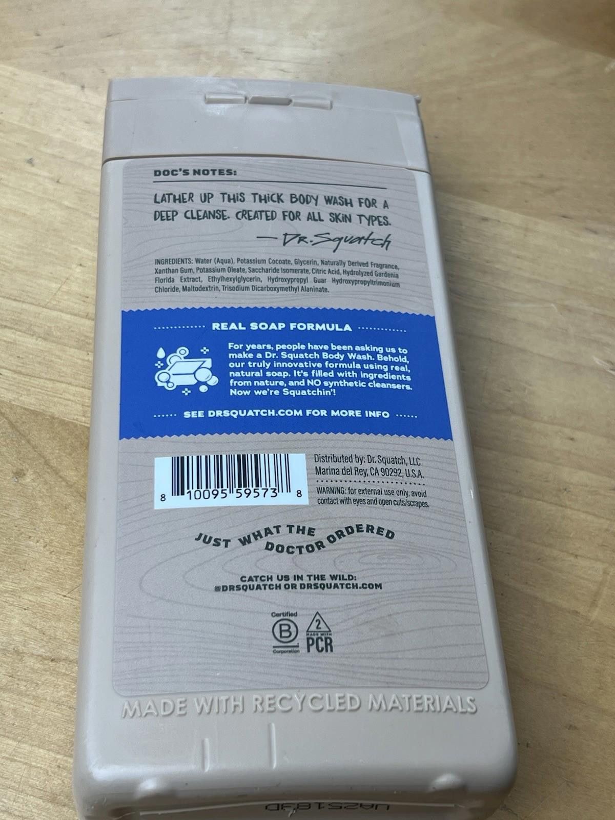 Other DR. SQUATCH Men Natural Non Exfoliating Body Wash 14 fl oz Size ONE SIZE - 7 Thumbnail