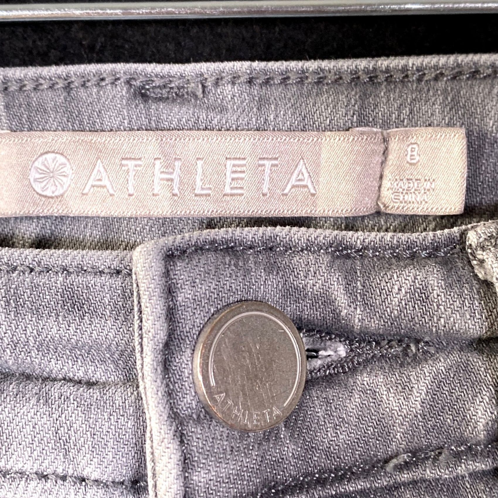 Athleta Athleta Womens Jeans Gray Denim Sculptek Mid Rise Slim Stretch 8 Size 30" / US 8 / IT 44 - 4 Thumbnail