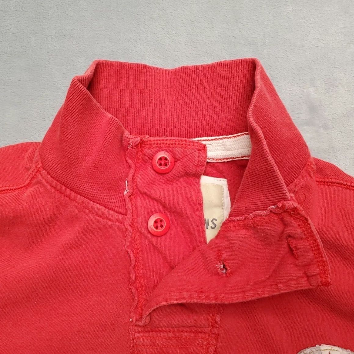 Vintage VTG Ditch Plains Sweatshirt Men M Retro Embroidered Polo Collar Long Sleeve Y2K Red USA Sports Mens Size US M / EU 48-50 / 2 - 7 Thumbnail