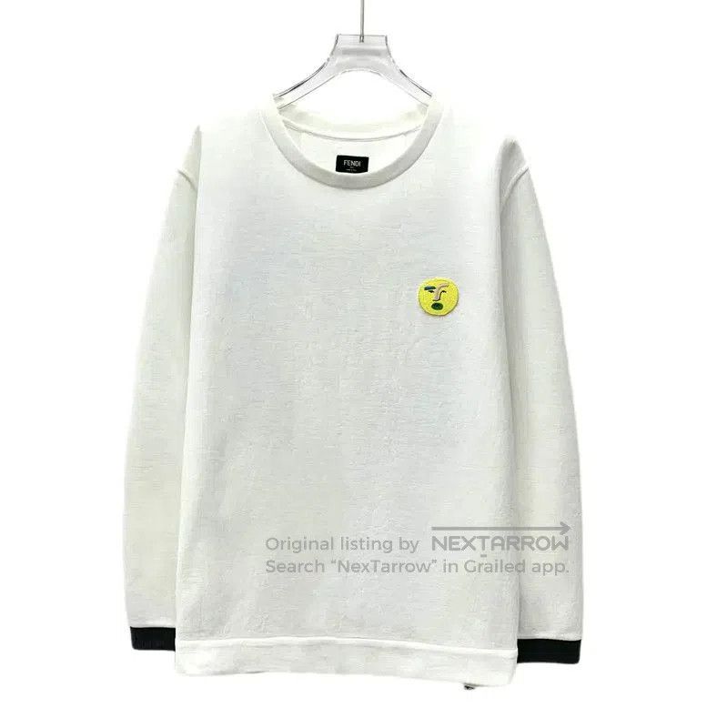 Fendi Fendi White Cotton Men's T-Shirt . Size US L / EU 52-54 / 3 - 1 Thumbnail