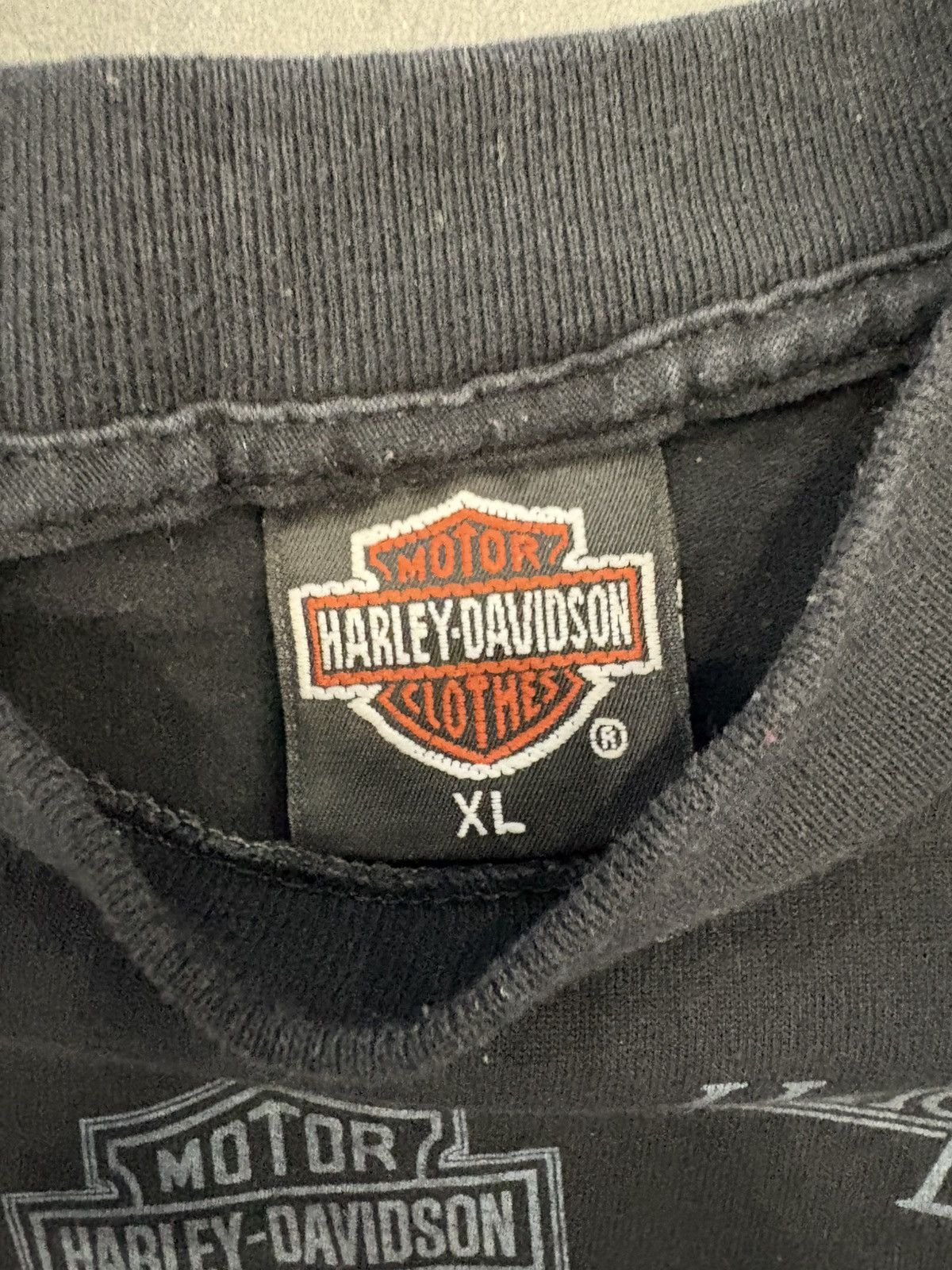Harley Davidson VTG Vintage Harley Davidson Emblem Shirt Lightning Eagle Size US XL / EU 56 / 4 - 2 Thumbnail