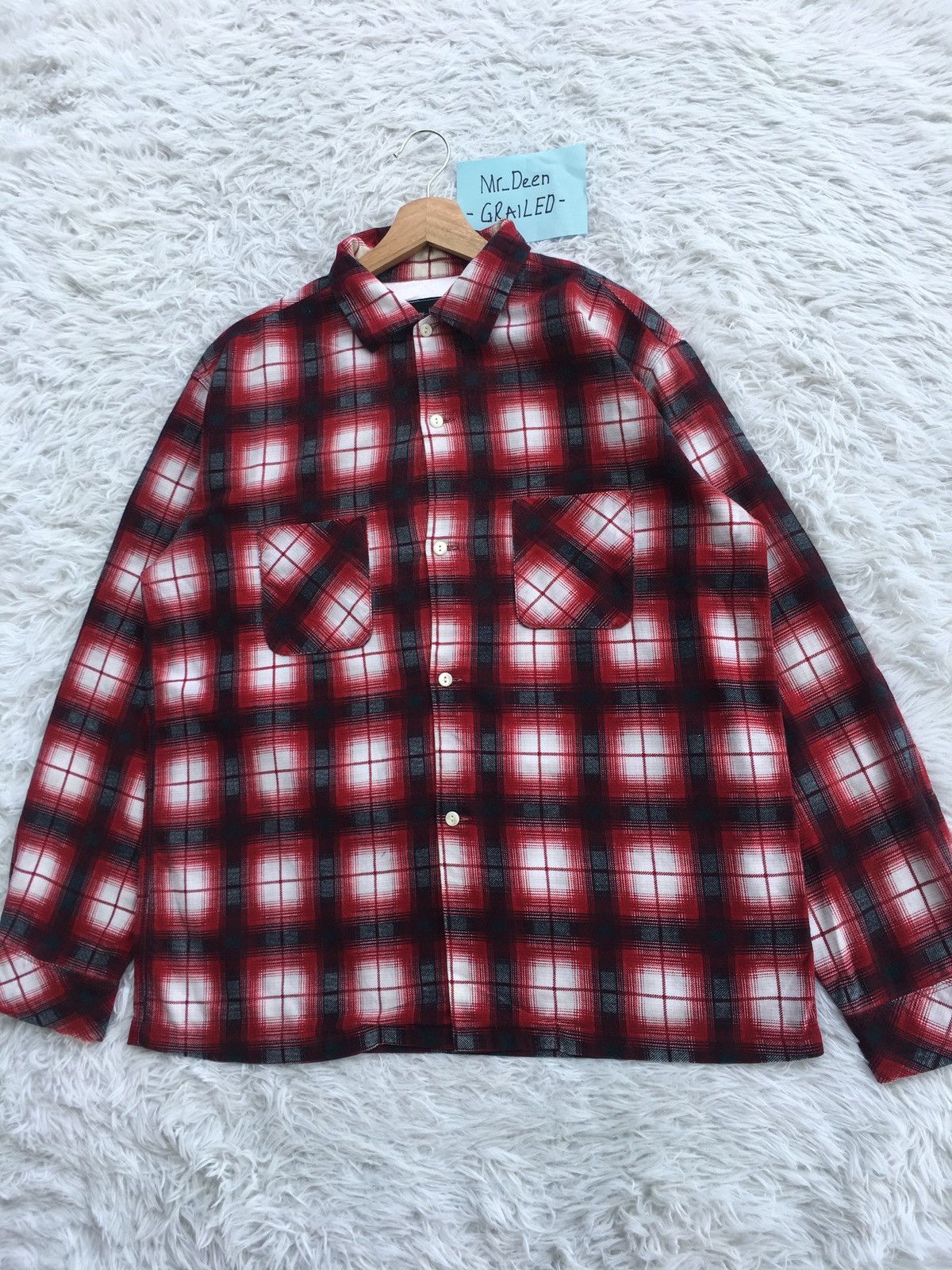 Number (N)ine Rare Number Nine Checkered Flannel Shirt Size US L / EU 52-54 / 3 - 3 Thumbnail