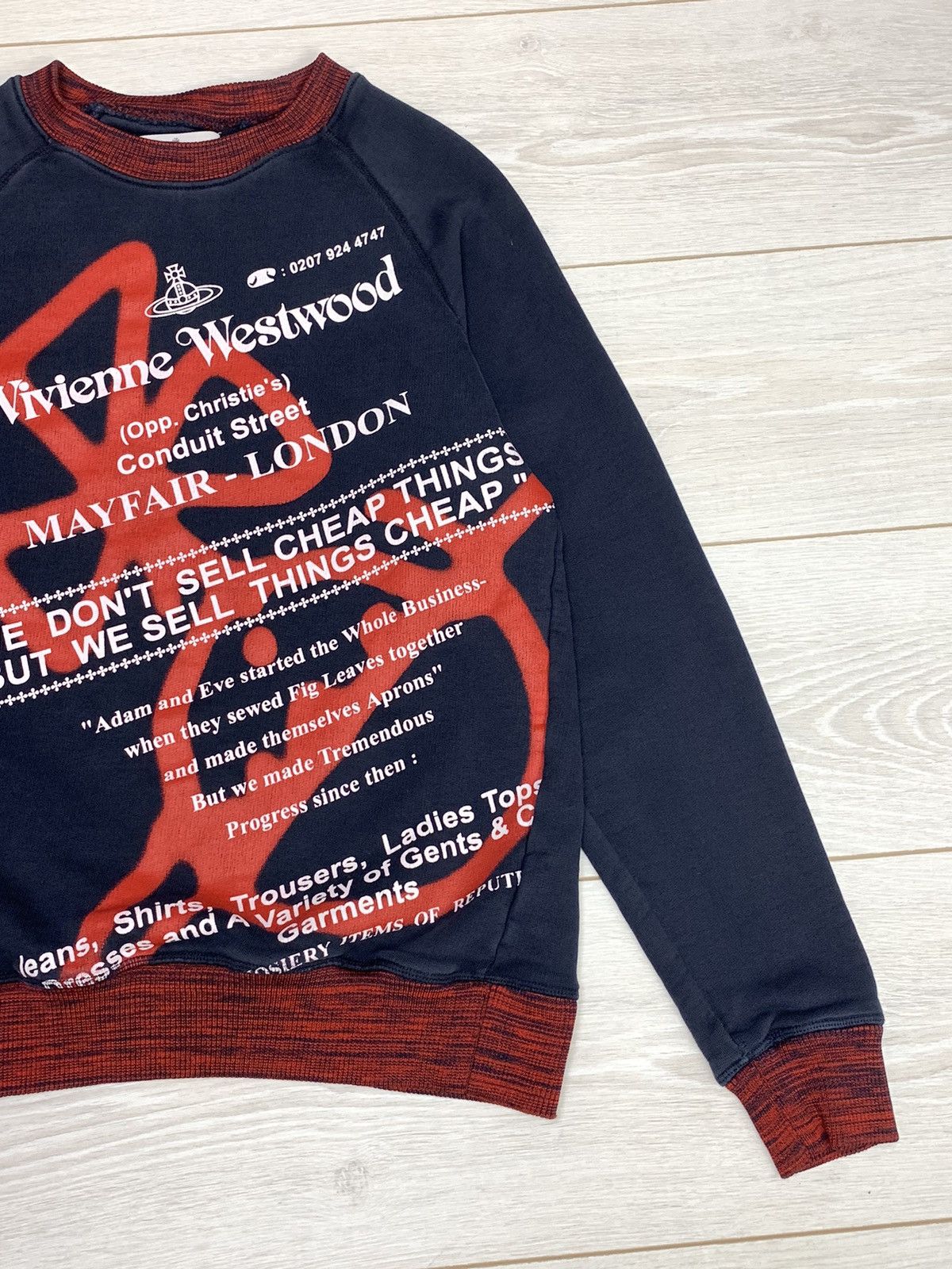 Vivienne Westwood Rare Vivienne Westwood We don't sell cheap things Sweatshirt Size US S / EU 44-46 / 1 - 3 Thumbnail