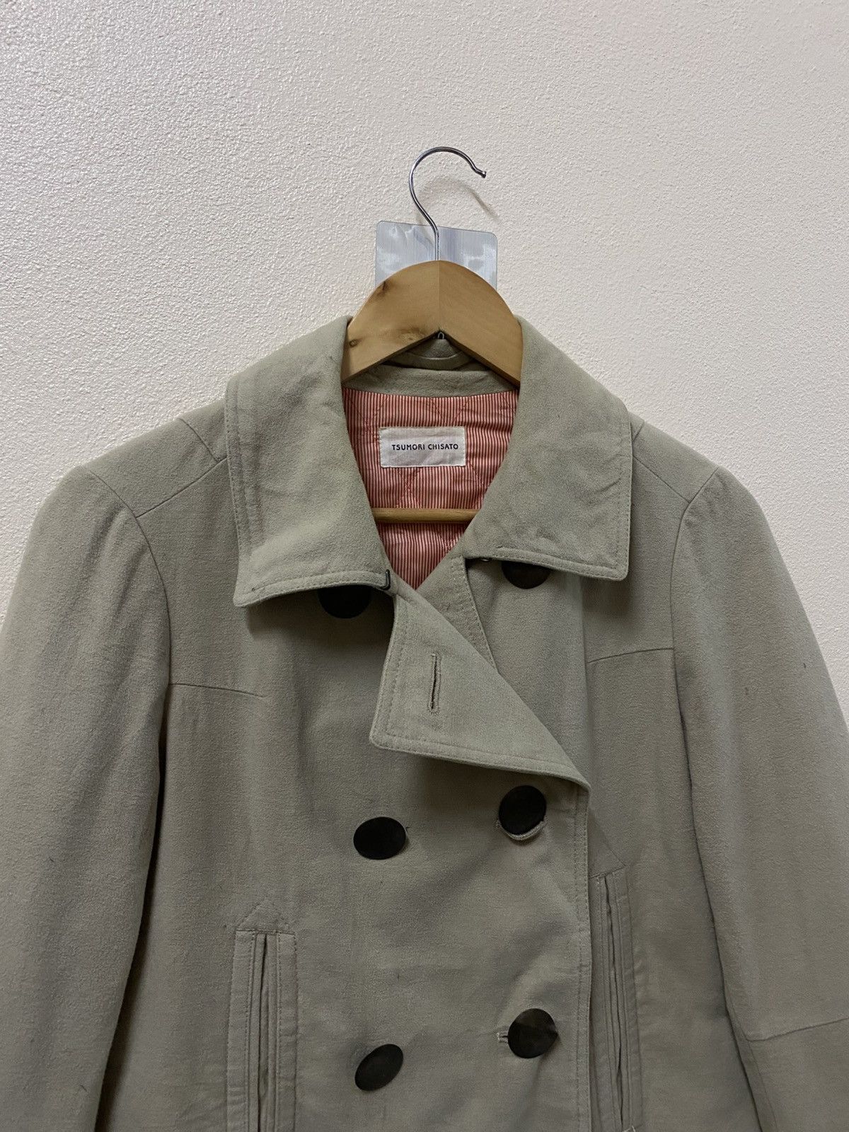 Issey Miyake ISSEY MIYAKE Tsumori Chisato Quilted Lined Pea Coat Size US M / EU 48-50 / 2 - 6 Thumbnail