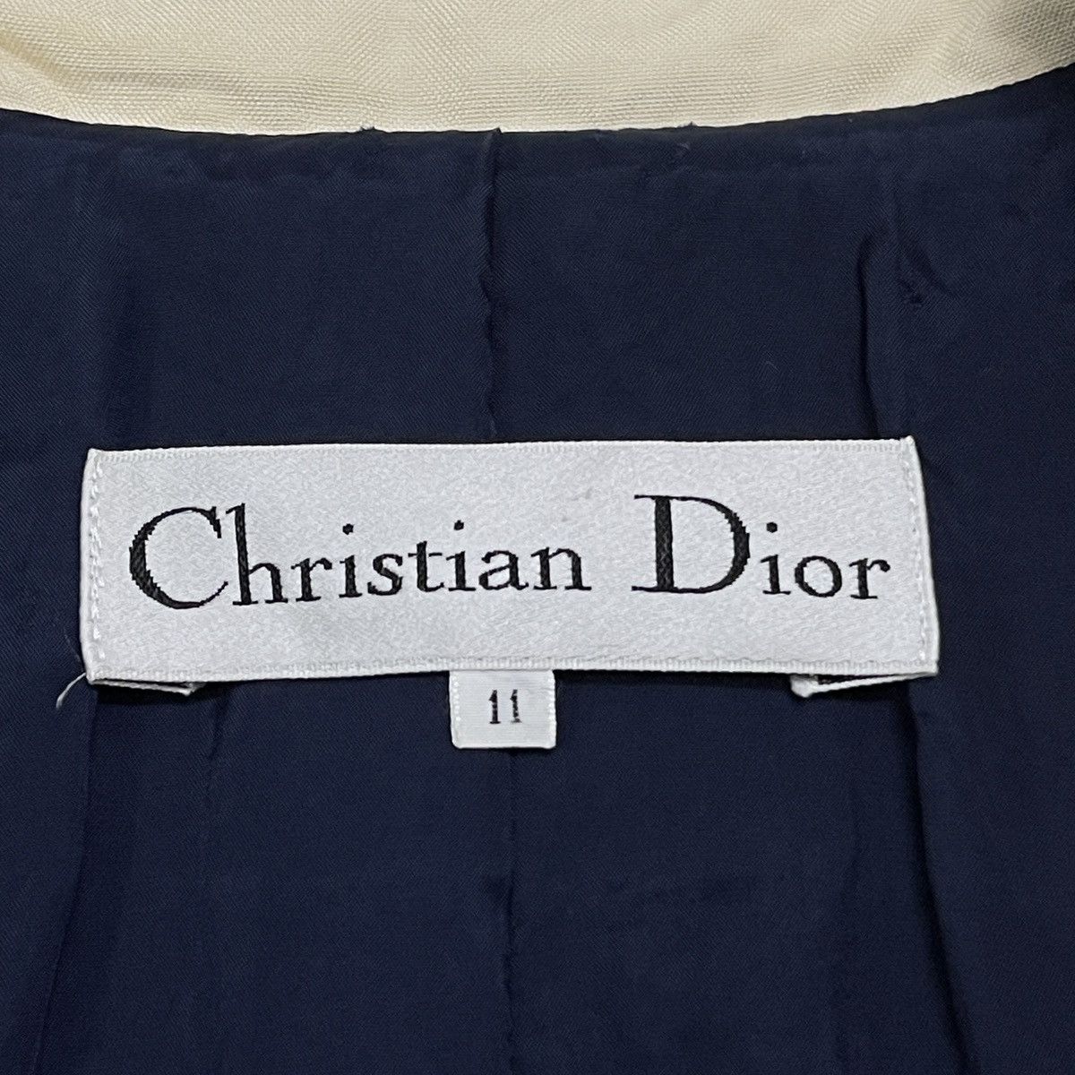 Dior ‼️LSTDROP‼️Vtg Christian Dior Wool Shawl Collar Smoking Jacket Size M / US 6-8 / IT 42-44 - 23 Thumbnail